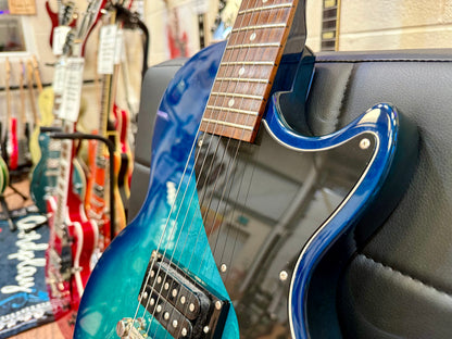 🌟RARE 2010🌟 Epiphone Les Paul Junior Ltd Edition Custom Shop~ Translucent Blue