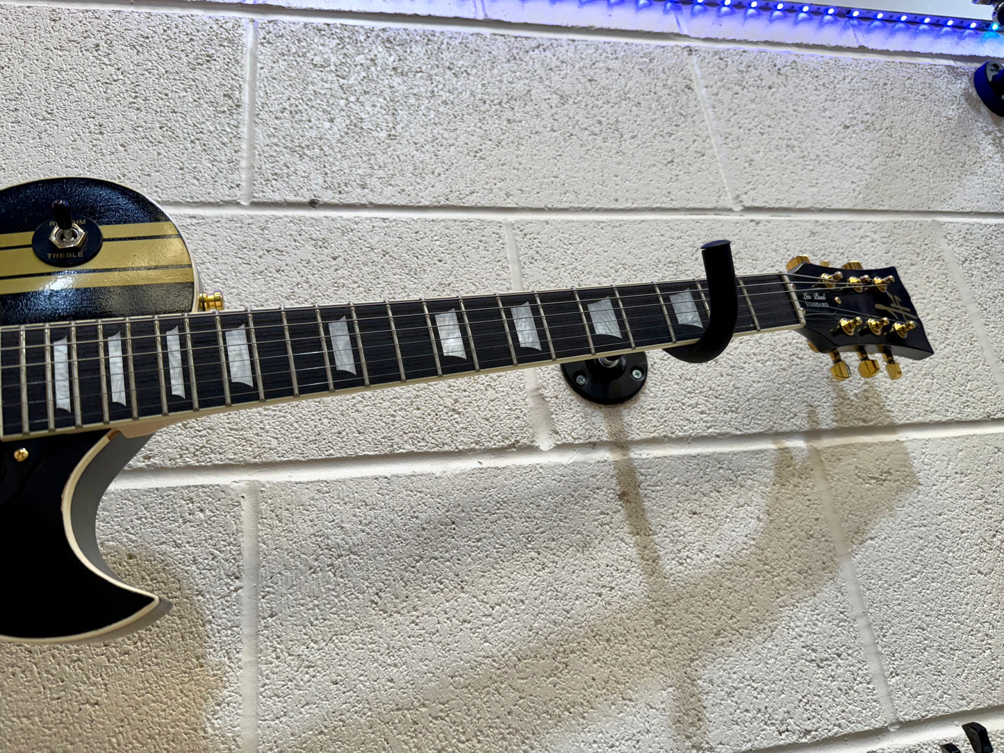 🔥CUSTOM BUILD🔥 James Hetfield Iron Cross Guitar~ Genuine EMG Het set~ESP Style