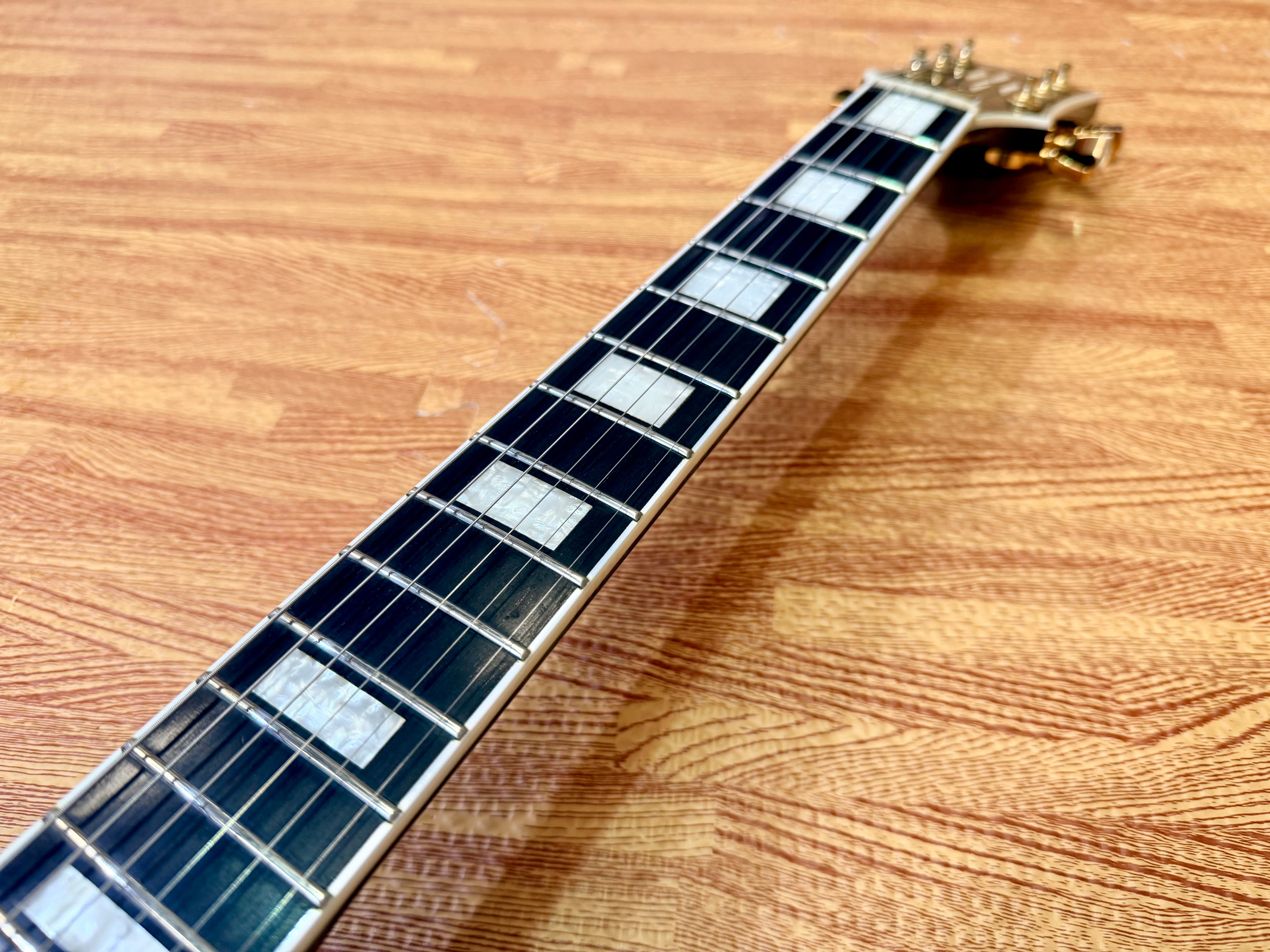 🔥2018🔥 Edwards E-LP-105CD Les Paul Custom Ebony~ Made In Japan ‘ESP’ MIJ + Bag