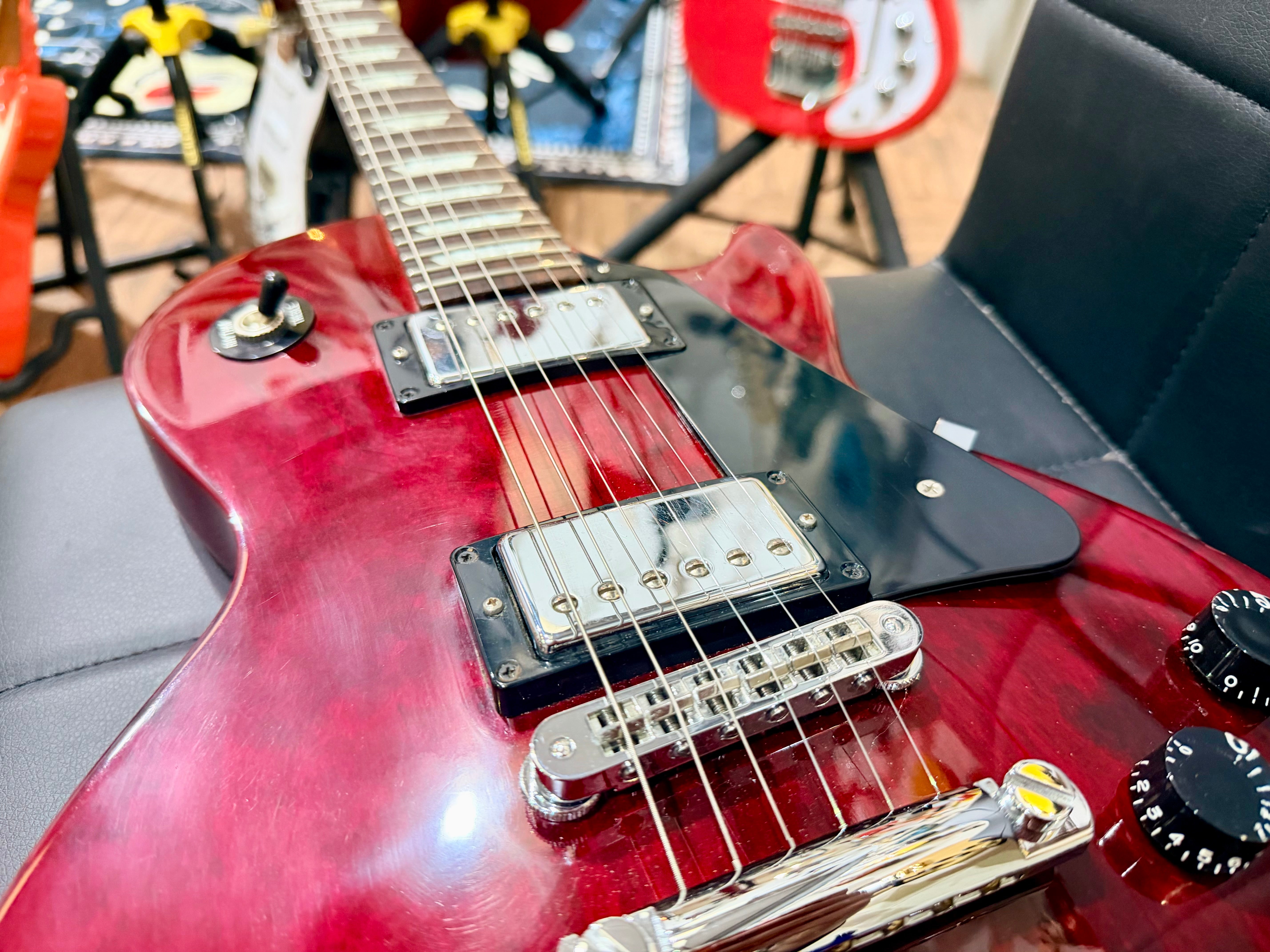 🔥2003🔥 Gibson Les Paul Studio USA~ Electric Guitar~ Wine Red~ 8lb:11oz!