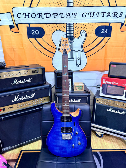 ✨ PRS 35th Anniversary SE Custom 24-08 Electric Guitar in Faded Blue Burst ✨