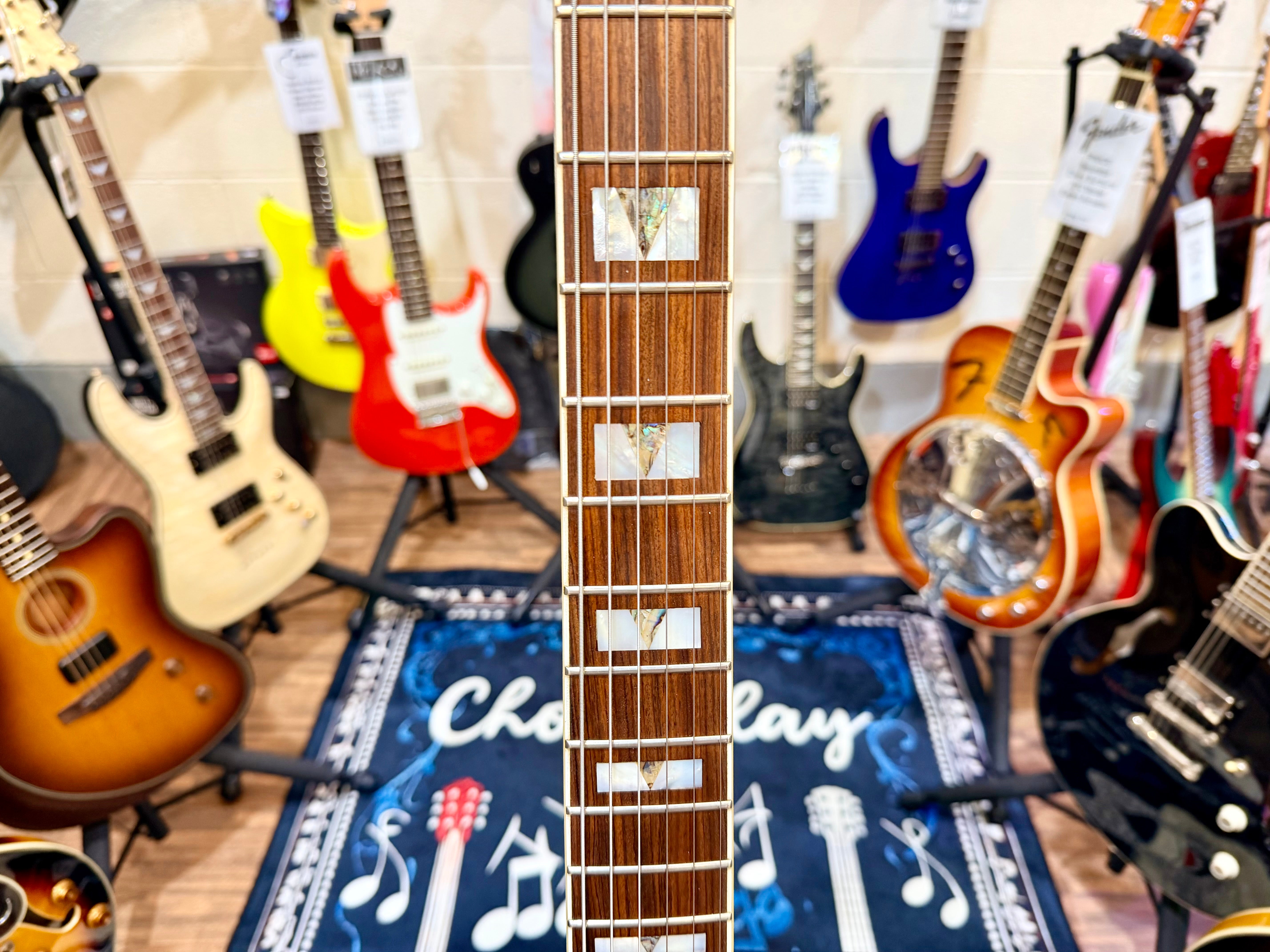 🔥2019🔥 Epiphone Les Paul Prophecy Custom Plus EX~ Midnight Sapphire~ EMG P’Ups