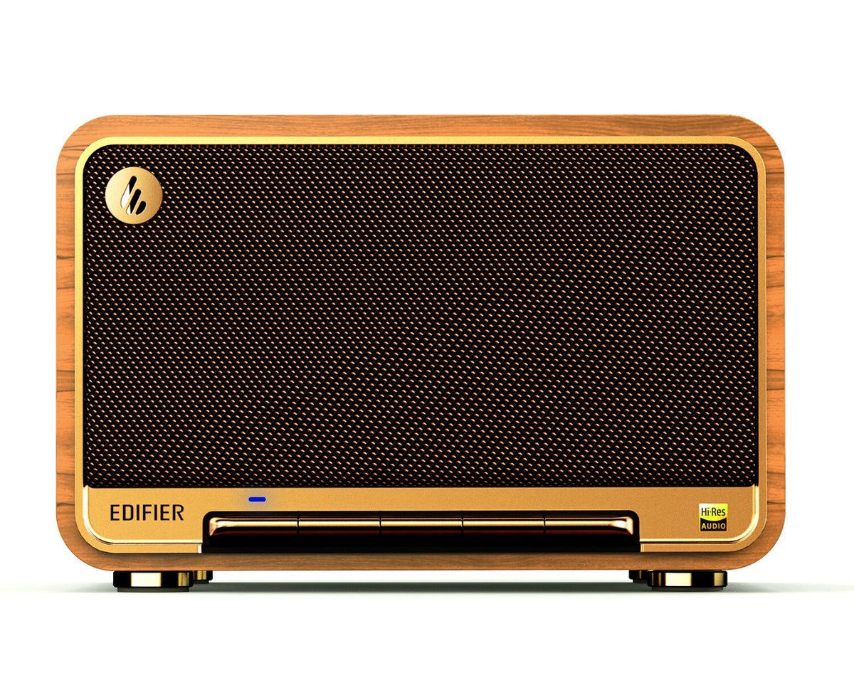 Edifier D32 Tabletop Retro Bluetooth Speaker Hi-Fi Hi-Res Audio 60W RMS - Brown