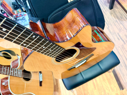 ✨MINT✨ 2024 Eastman AC122-1CE DLX Deluxe Electro Acoustic Guitar~ Natural + Bag!