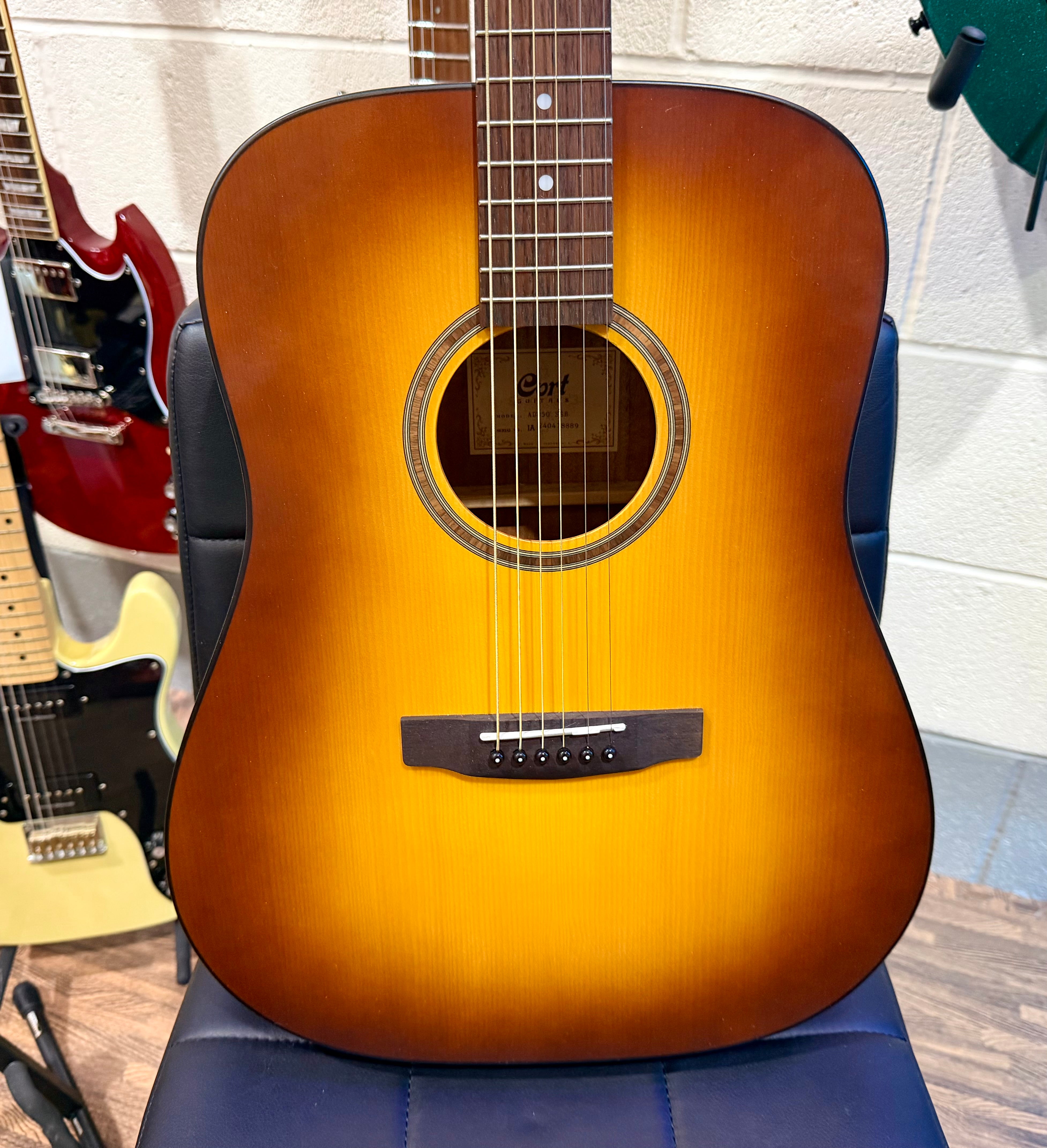 🌟NEW 2025🌟 Cort AD850 SSB Satin Sunburst Dreadnought Acoustic Guitar