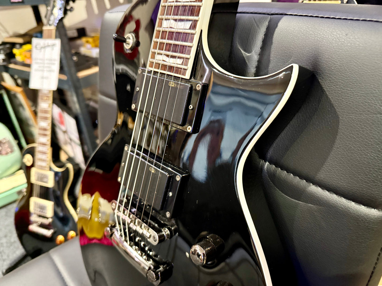 🔥ACTIVE PICKUPS🔥 ESP LTD EC-331 Electric Guitar~ Gloss Black~ Set Neck!