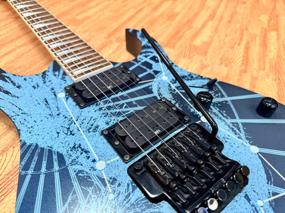🔥RARE🔥 Ibanez RG09LTD Pegasus Royal Blue~ 2009 Limited Edition~ Glow In The Dark!