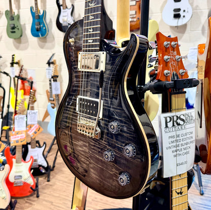 🔥2020🔥 PRS Mark Tremonti Signature USA Charcoal Contour Burst~ Case & Docs!