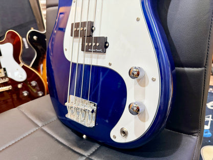 ⚡️NEW⚡️ Encore E4 Blaster Series Electric Bass Guitar~ Full Size 4/4 P Bass~Blue