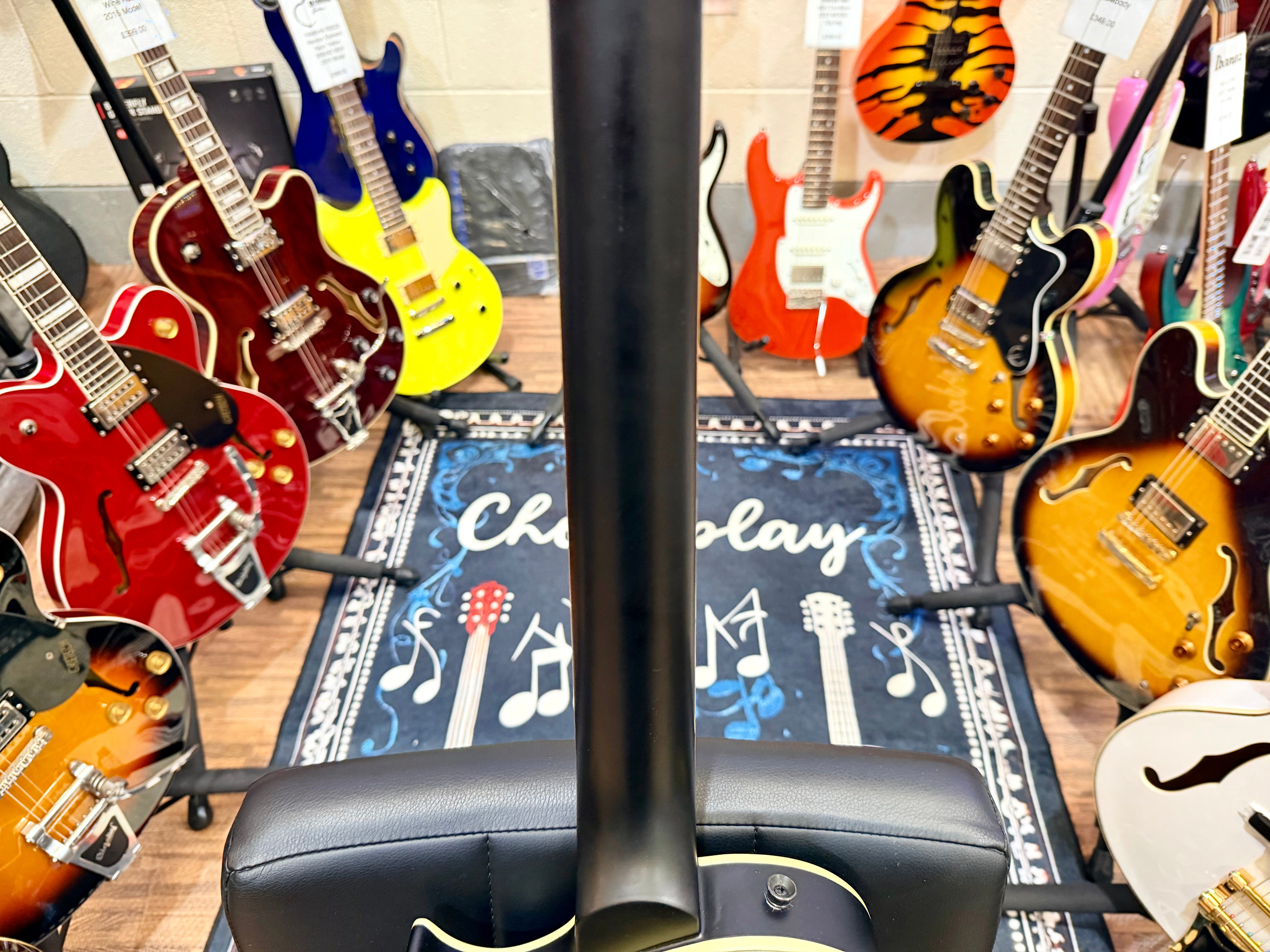 🔥B-STOCK DEAL🔥 NEW Vintage V100 VMX Electric Guitar~ Satin Black Les Paul!