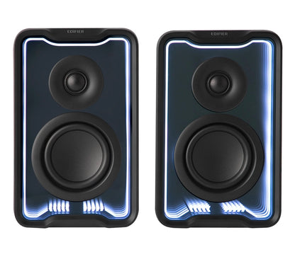 Edifier QR30 Active Bluetooth Bookshelf Gaming 2.0 Speaker Set - Black