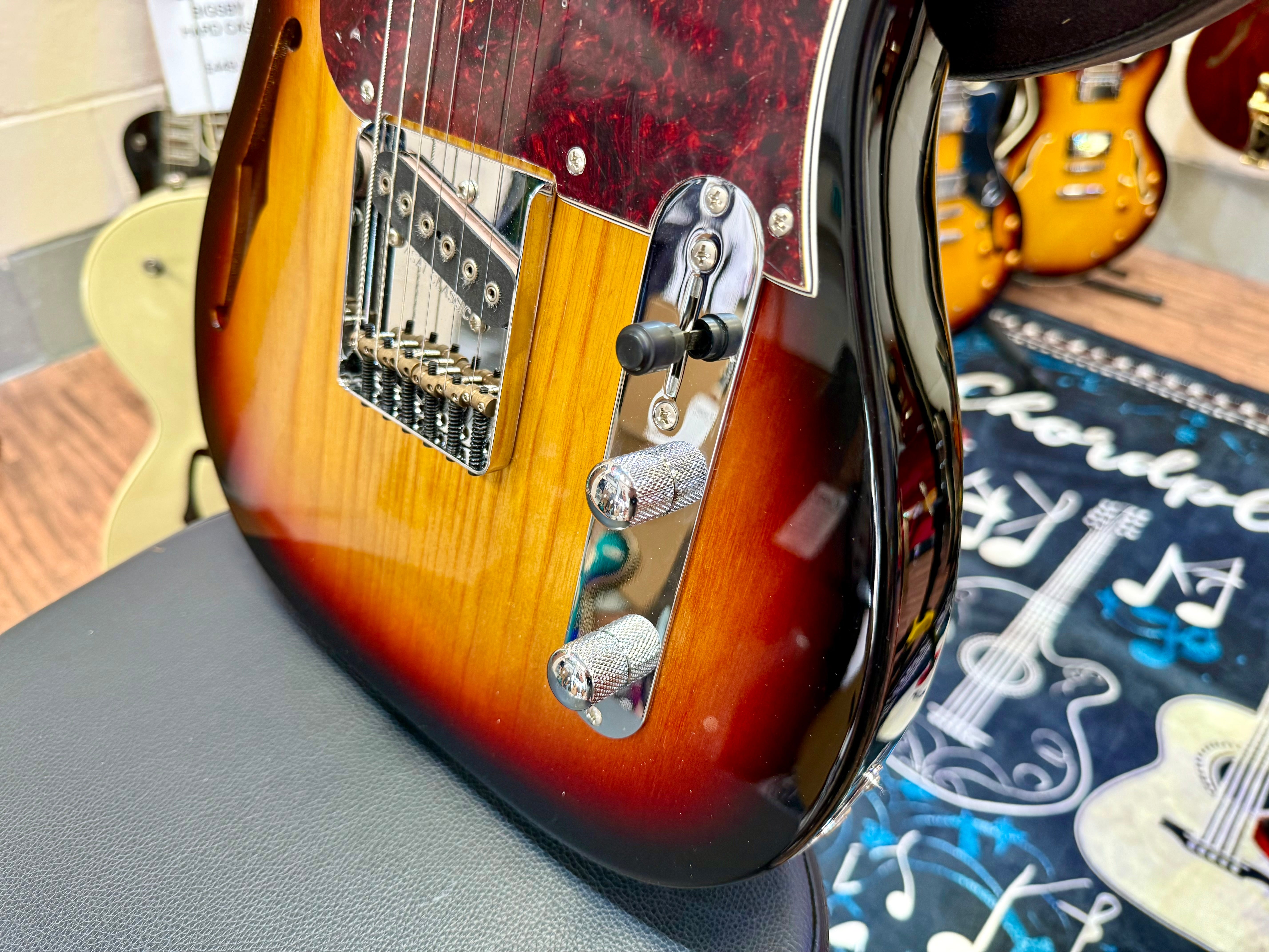 🌟NEW🌟 G&L Tribute ASAT Classic Bluesboy~ Thinline Semi Hollow~ 3 Tone Sunburst
