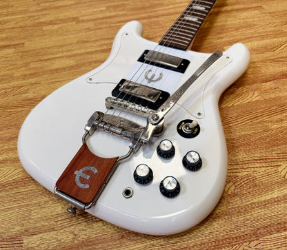 ✨2024✨ Epiphone Crestwood Custom Tremotone Polaris White~ Mini Humbuckers!
