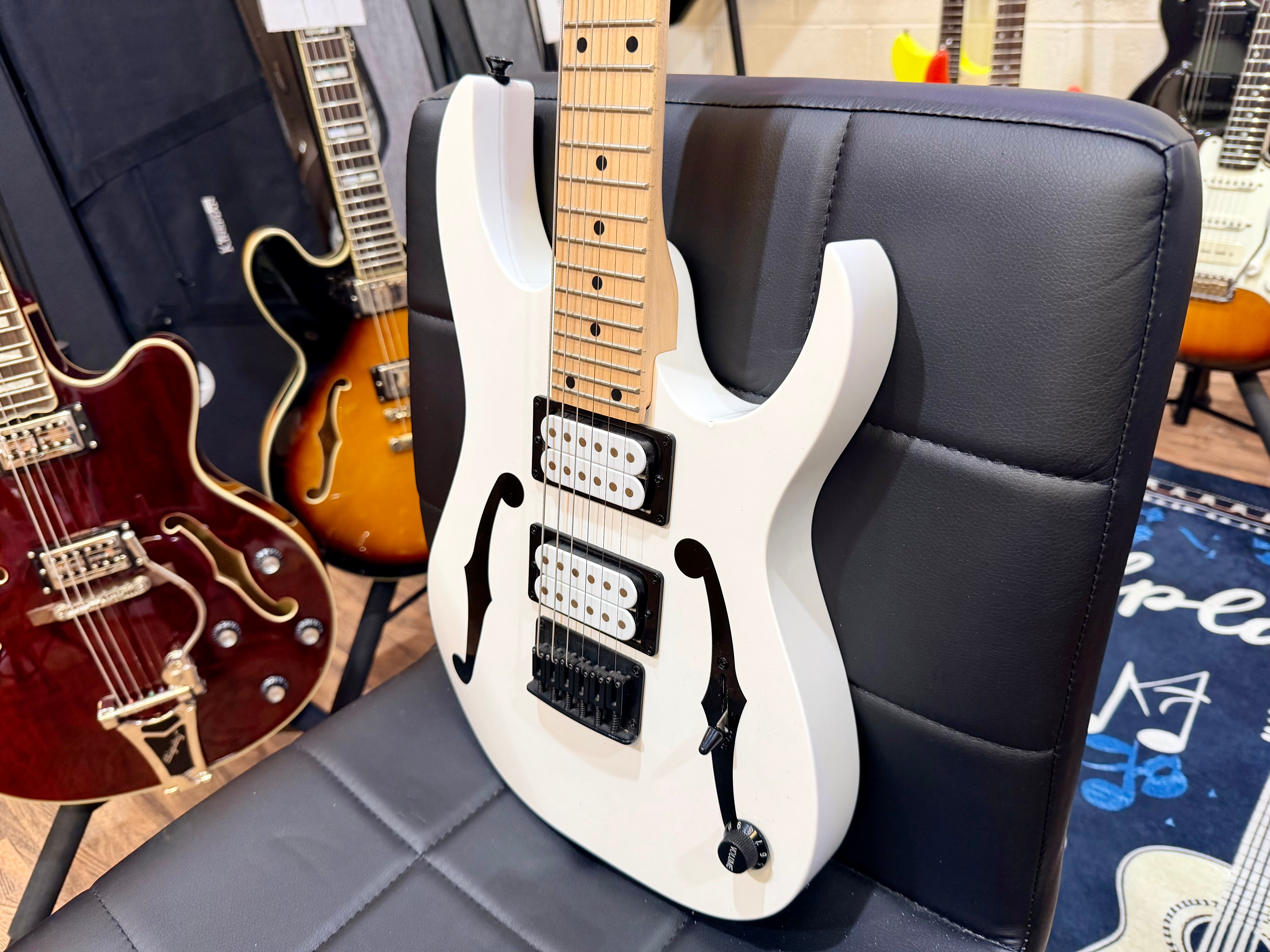 🔥 3/4 Size 🔥 Ibanez PGM Paul Gilbert Mikro Series Electric Guitar~ White!