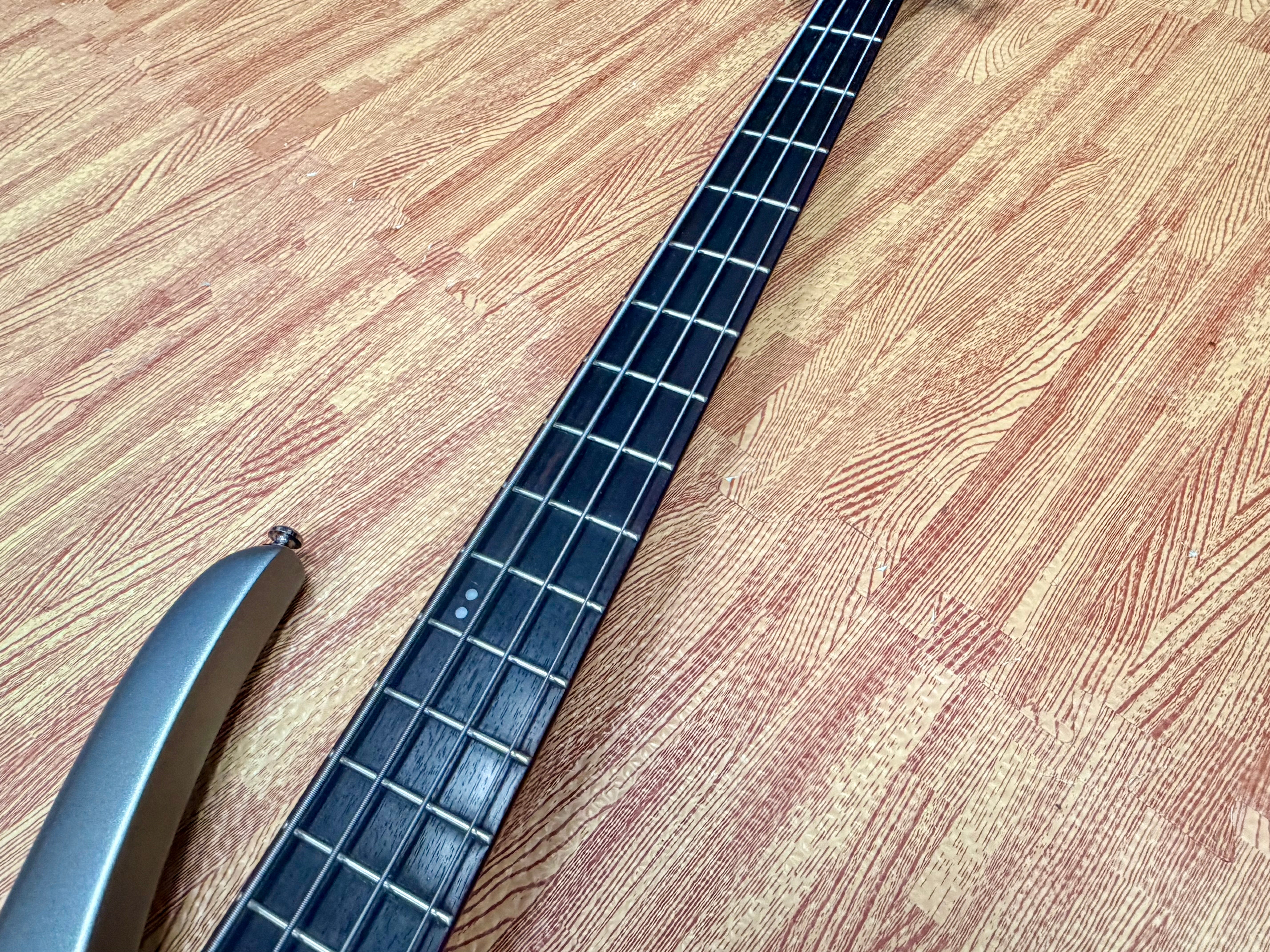 🔥RARE🔥 2001 Ibanez Ergodyne EDA900 Bass~ Korea~ Silver Flat Luthite~ Piezo!