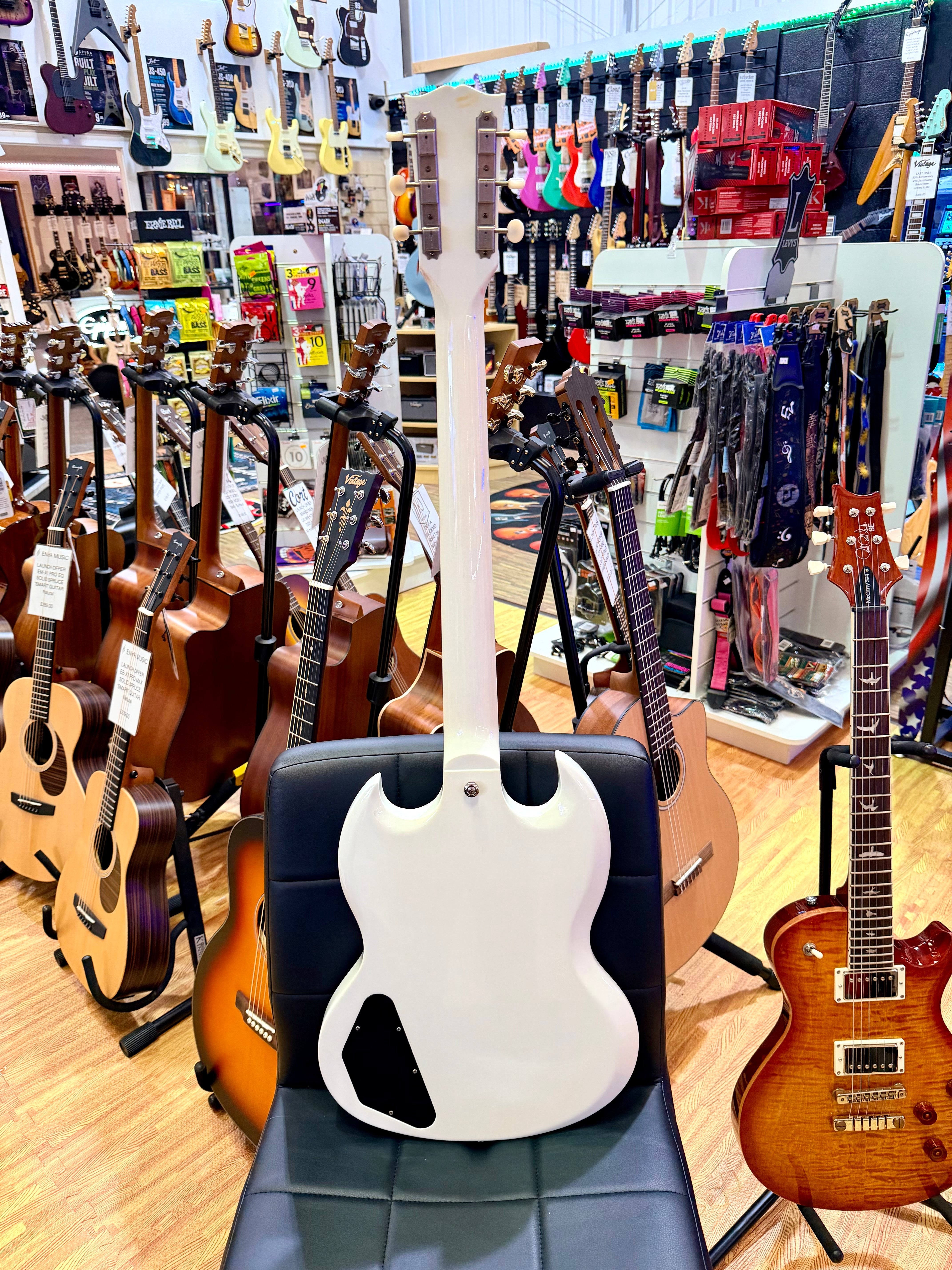 ⚡️2011⚡️ Gibson 50th Anniversary Pete Townshend SG Special~ Alpine White + Case!