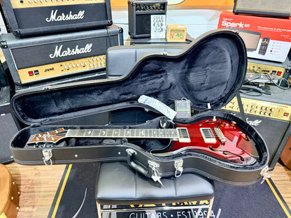 💥2022💥 PRS SE Standard Hollowbody Fire Red Burst + Hard Case~ Cherished!