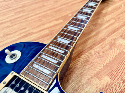 ✨2008✨ Edwards E-LP Limited Model Les Paul~ Blue Aqua Quilt~ Made in Japan 🇯🇵