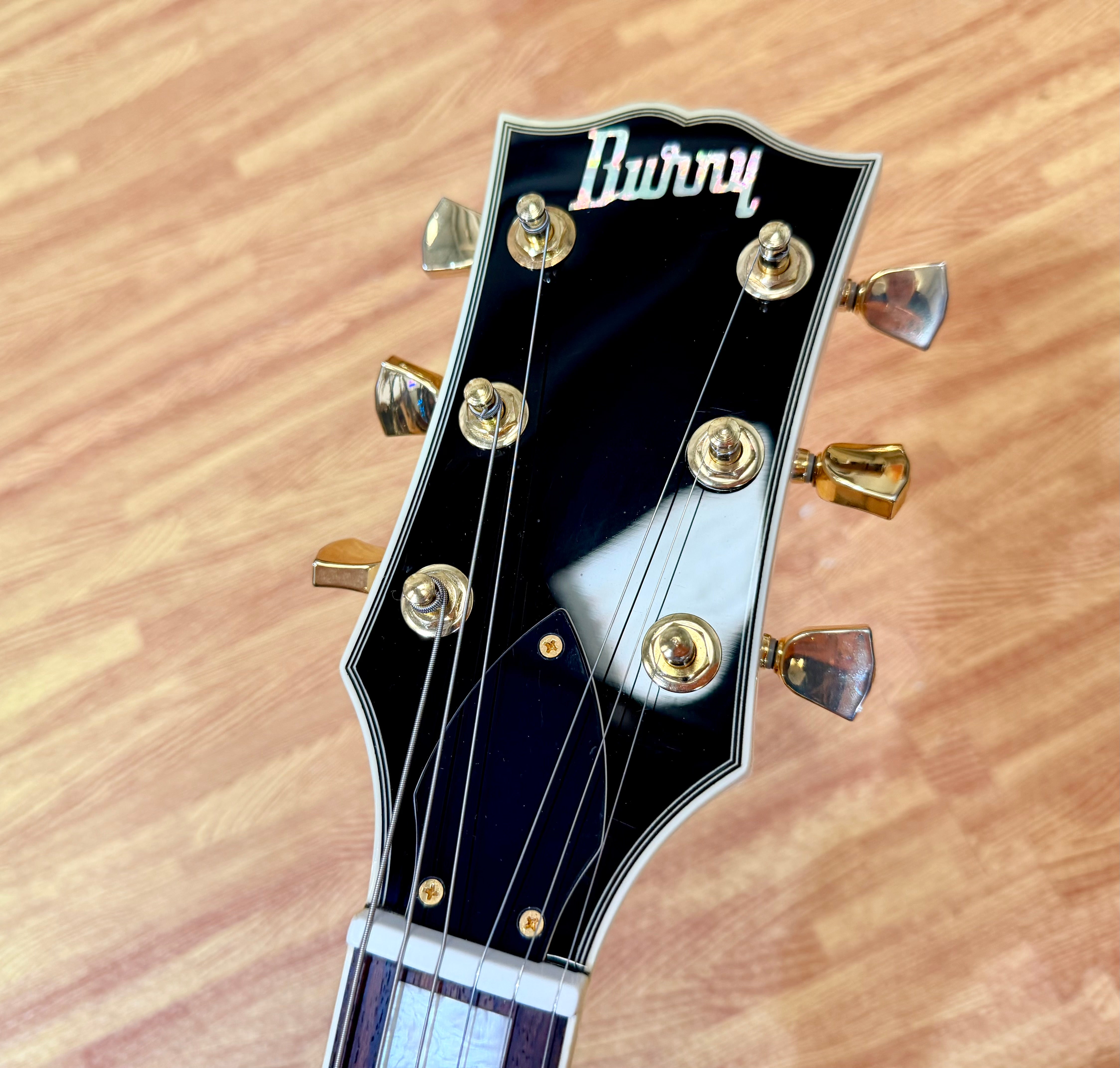 ✨2013✨ Burny SRLC-55 Les Paul Custom~ Alpine White~ Japanese Domestic Import!