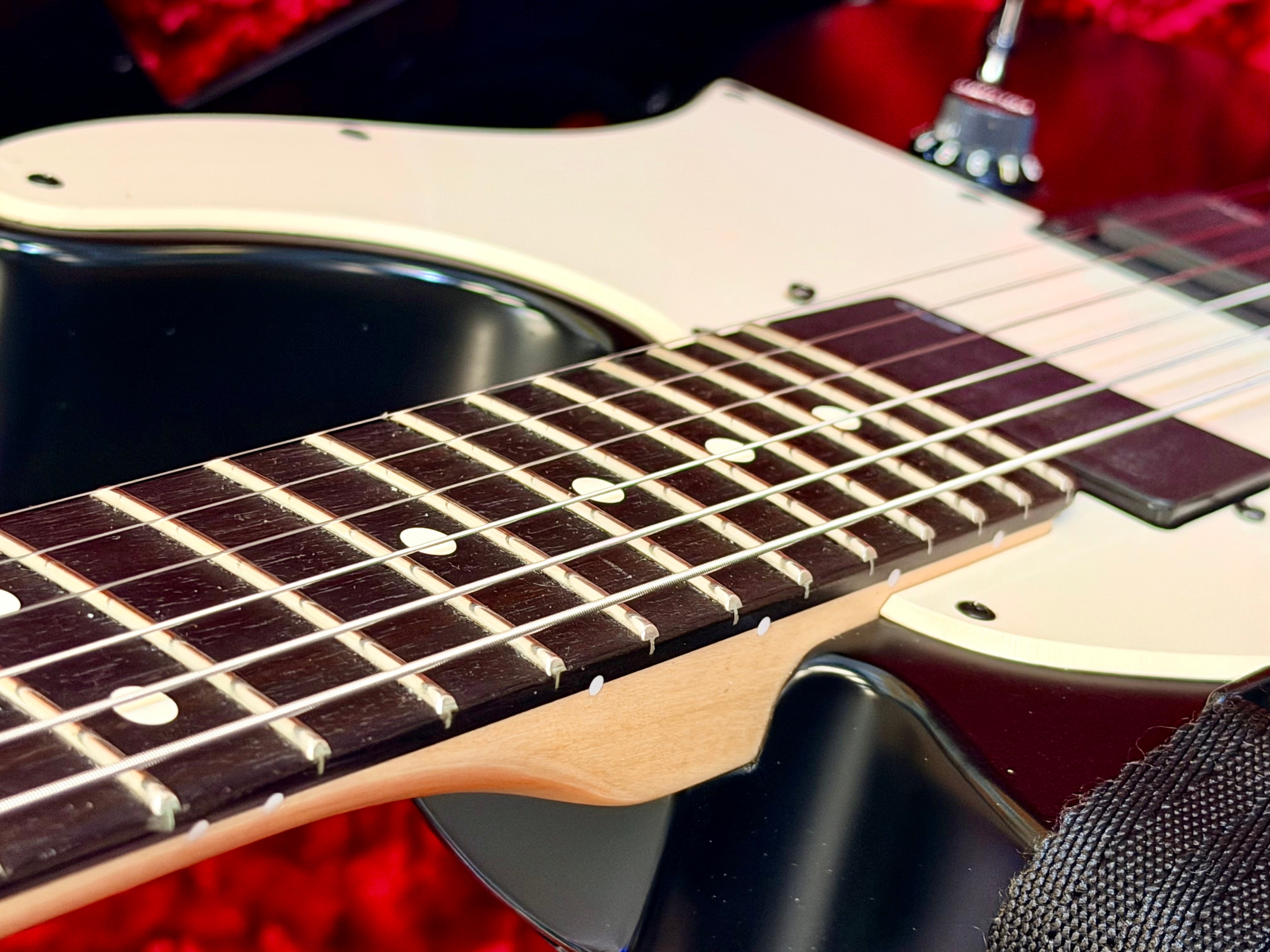 🔥 Fender Jim Root Telecaster~ Black Ebony~ EMG 81/60~ 2021 Neck & 2015 Body 🔥