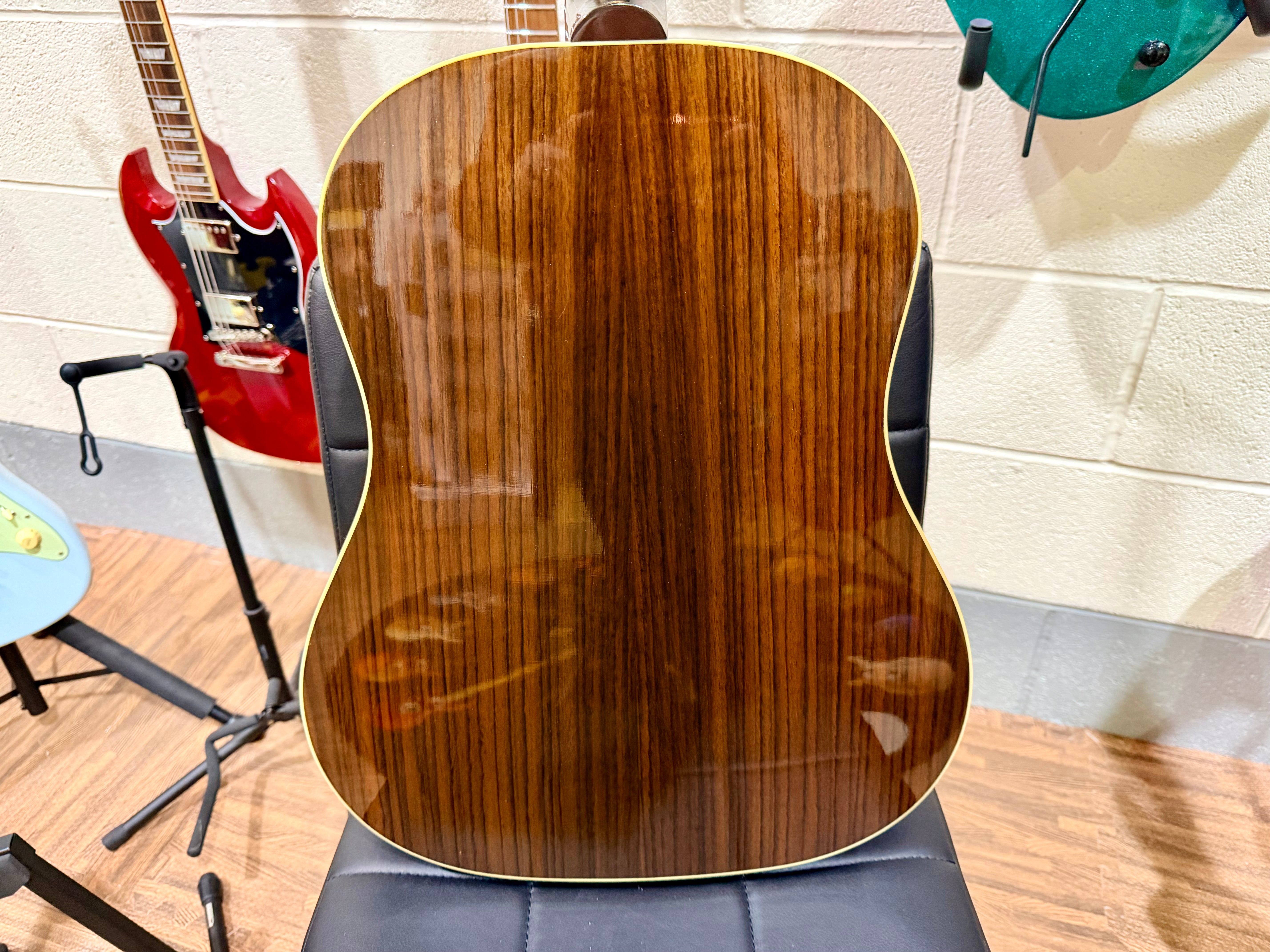 ⭐2011⭐ Gibson J-45 Custom Acoustic Guitar~ Rosewood~ Seymour Duncan SA-6 Pickup!