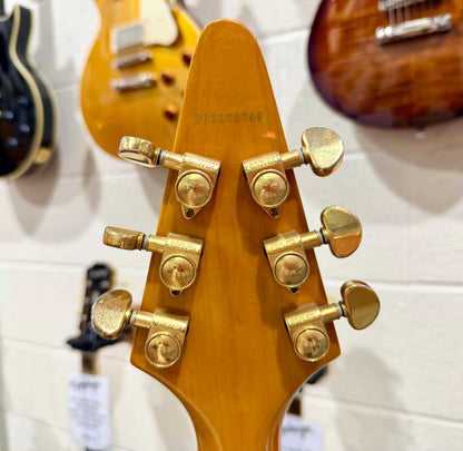 🔥2003 RARE🔥 Epiphone Korina Flying V ’58 Reissue~ Unsung Korea + Flight Case!