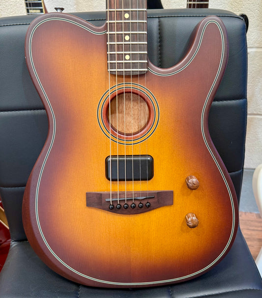 🔥EX-DEMO🔥 2024 Fender Acoustasonic Standard Telecaster~ Honey Burst!