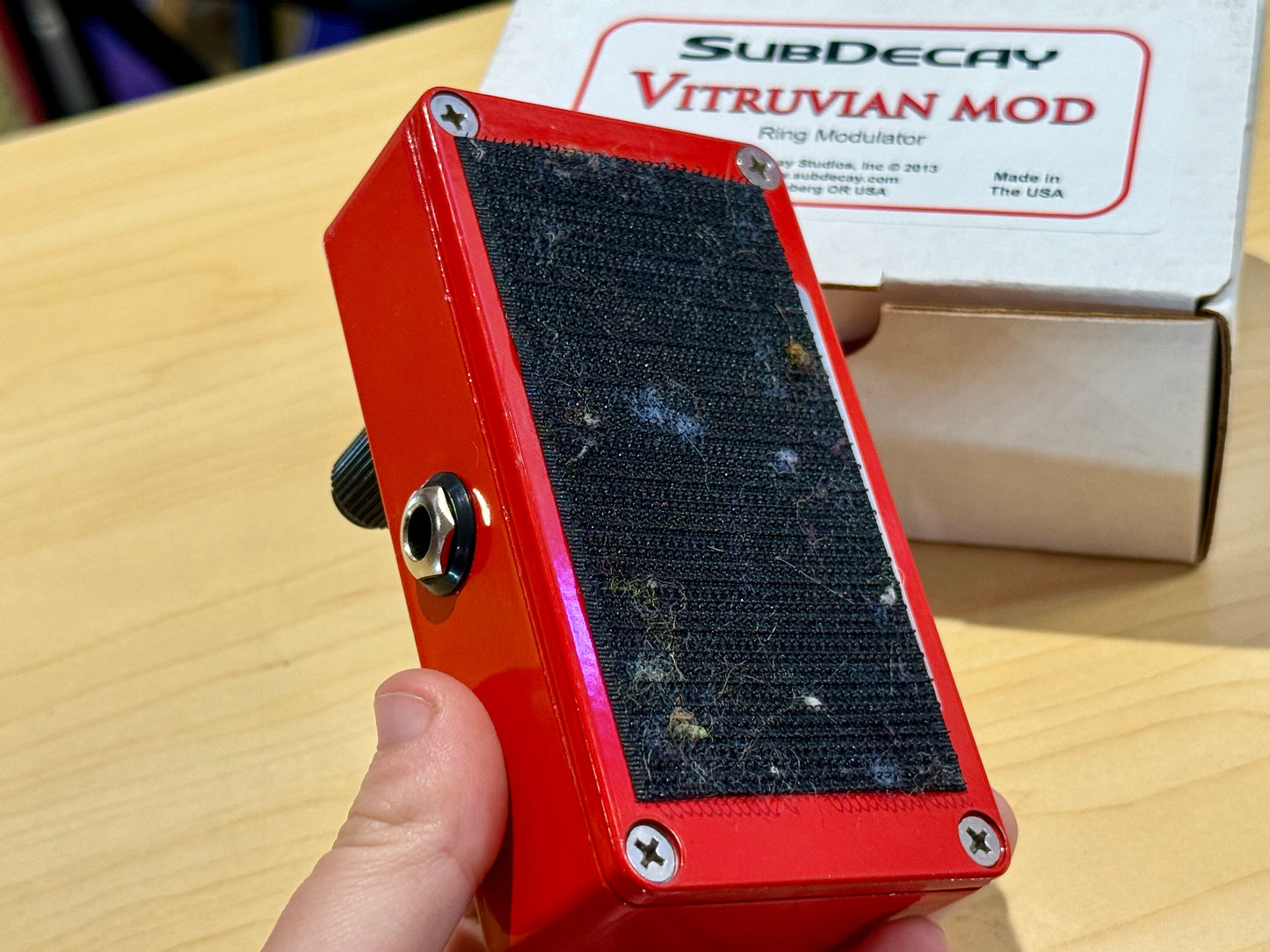 🎸RARE🎸 Subdecay Vitruvian Mod Ring Modulator Pedal~ Guitar Effects Unit!
