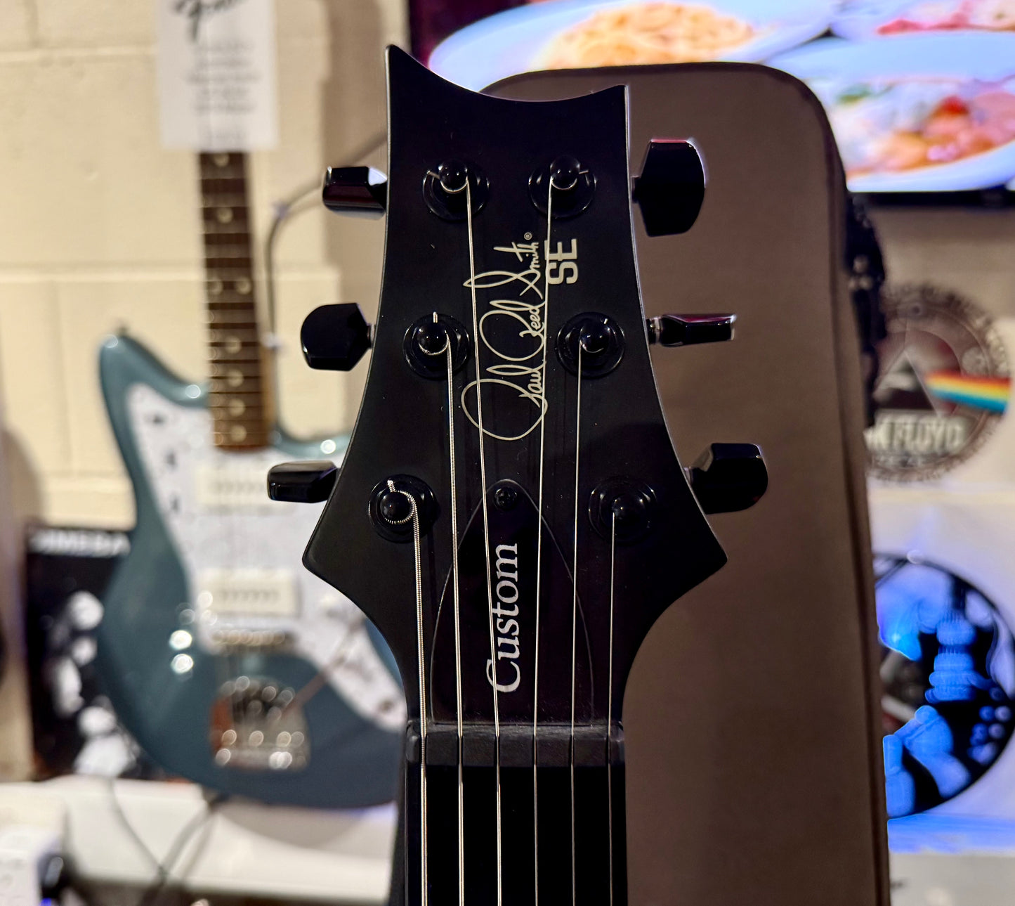 🔥LIMITED EDITION🔥 PRS SE Custom 24 Sand Blasted Swamp Ash Charcoal~ 2019 RARE!