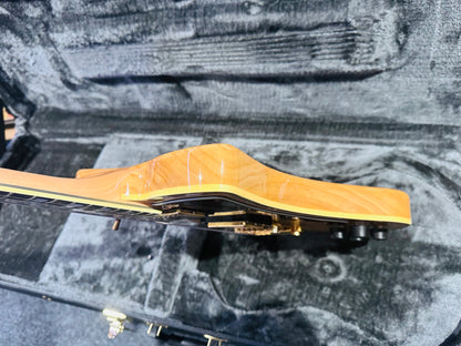 🌟MINT🌟 D'Angelico Ludlow Deluxe~ Swamp Ash Natural~2018~ Hard Case~MUST SEE 🌟