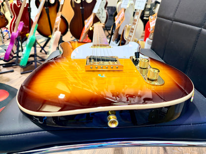 ☀️RICHIE KOTZEN☀️ JET JT-600 Roasted Maple Telecaster Style Guitar~Tobacco Burst