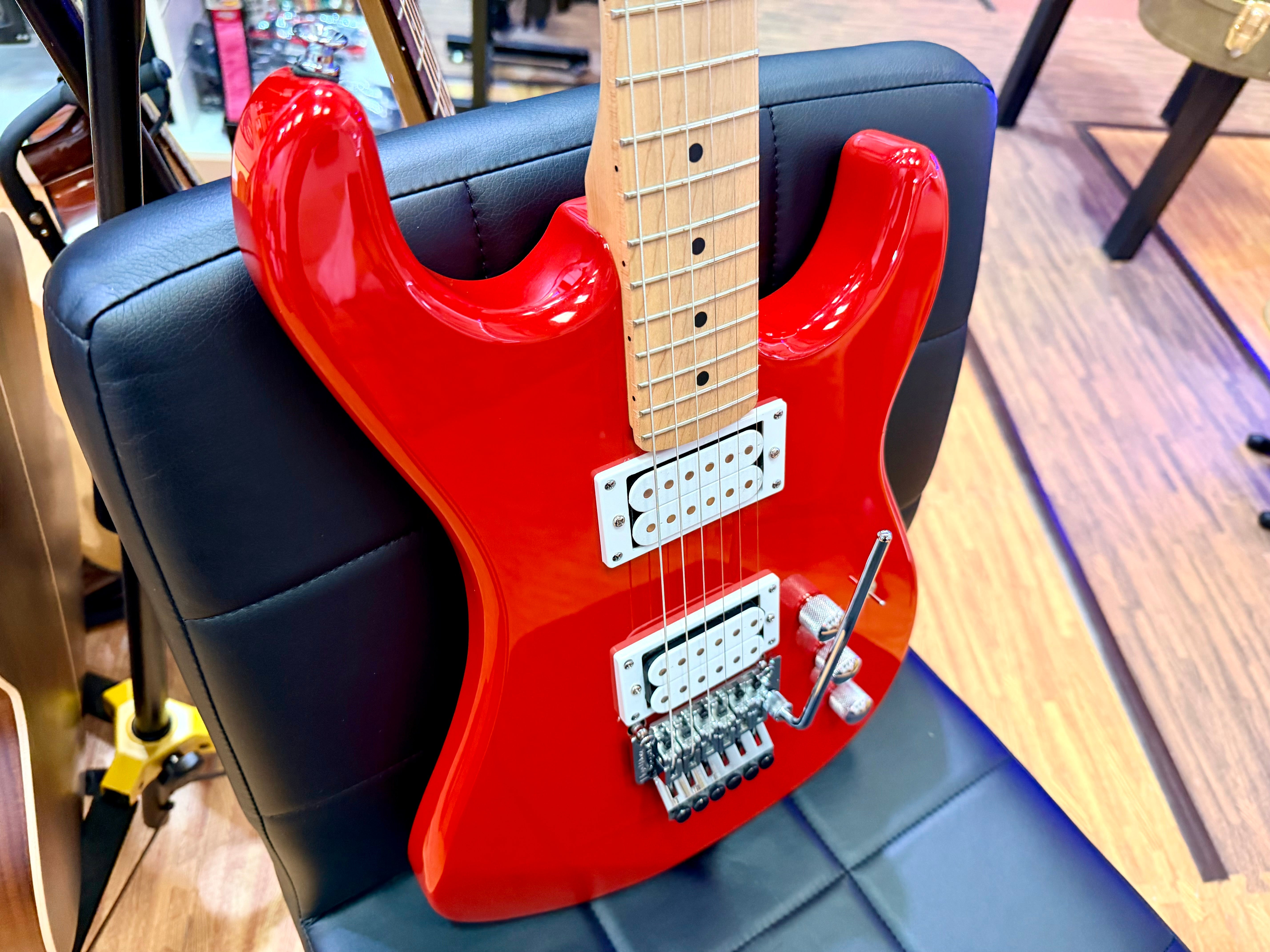 🔥2021🔥 Kramer Pacer Classic FR Special~ Scarlet Red Metallic~ Floyd Rose HH!