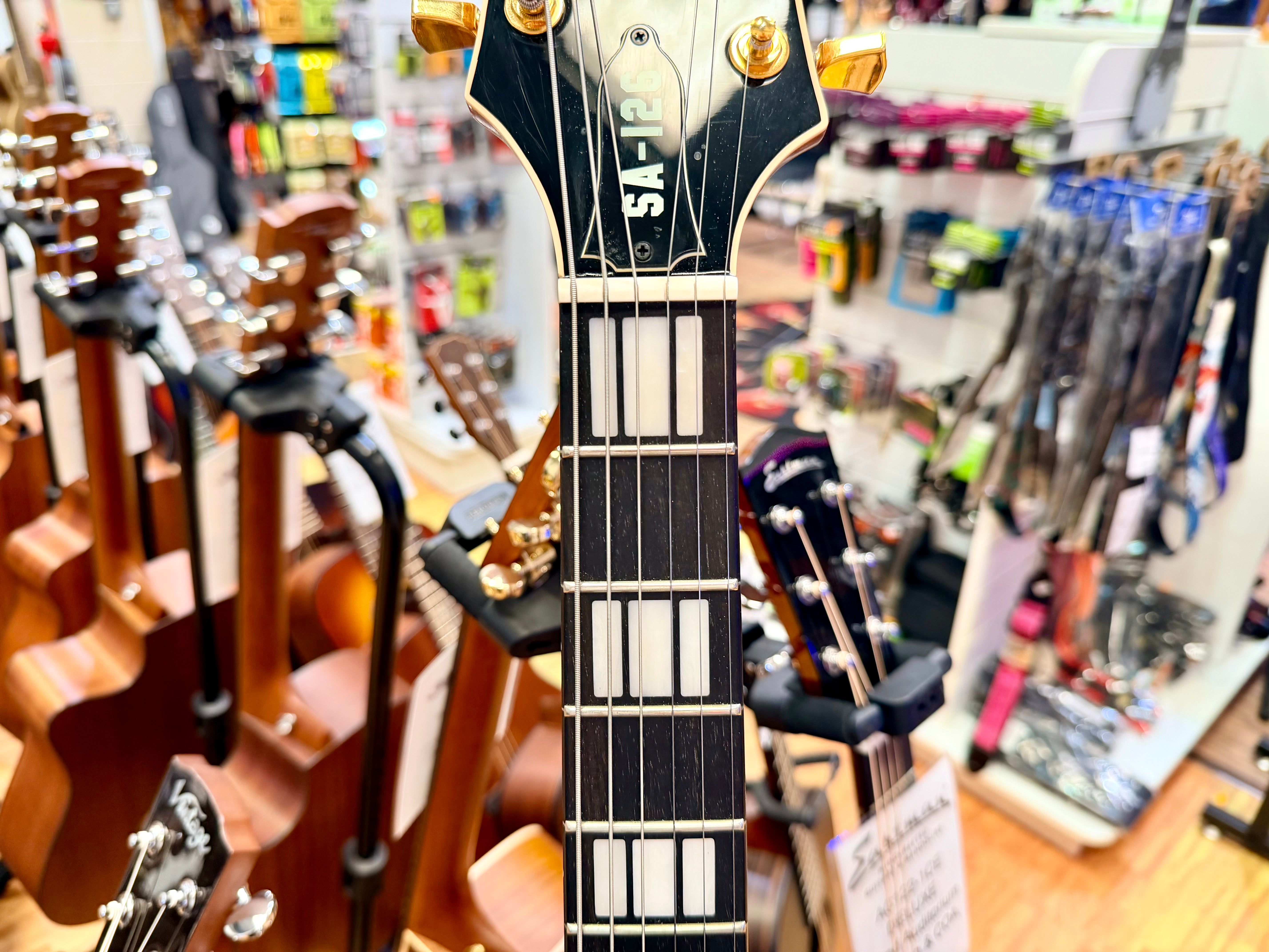🔥2024🔥 EVH SA-126 Special QM Tobacco Sunburst + OHSC~ MINT~ Wolfgang Van Halen
