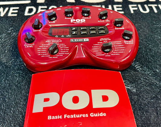 🎸 Line 6 POD Version 2.0~ Guitar Multi Effects Processor~ Amp Modeller + PSU 🎸