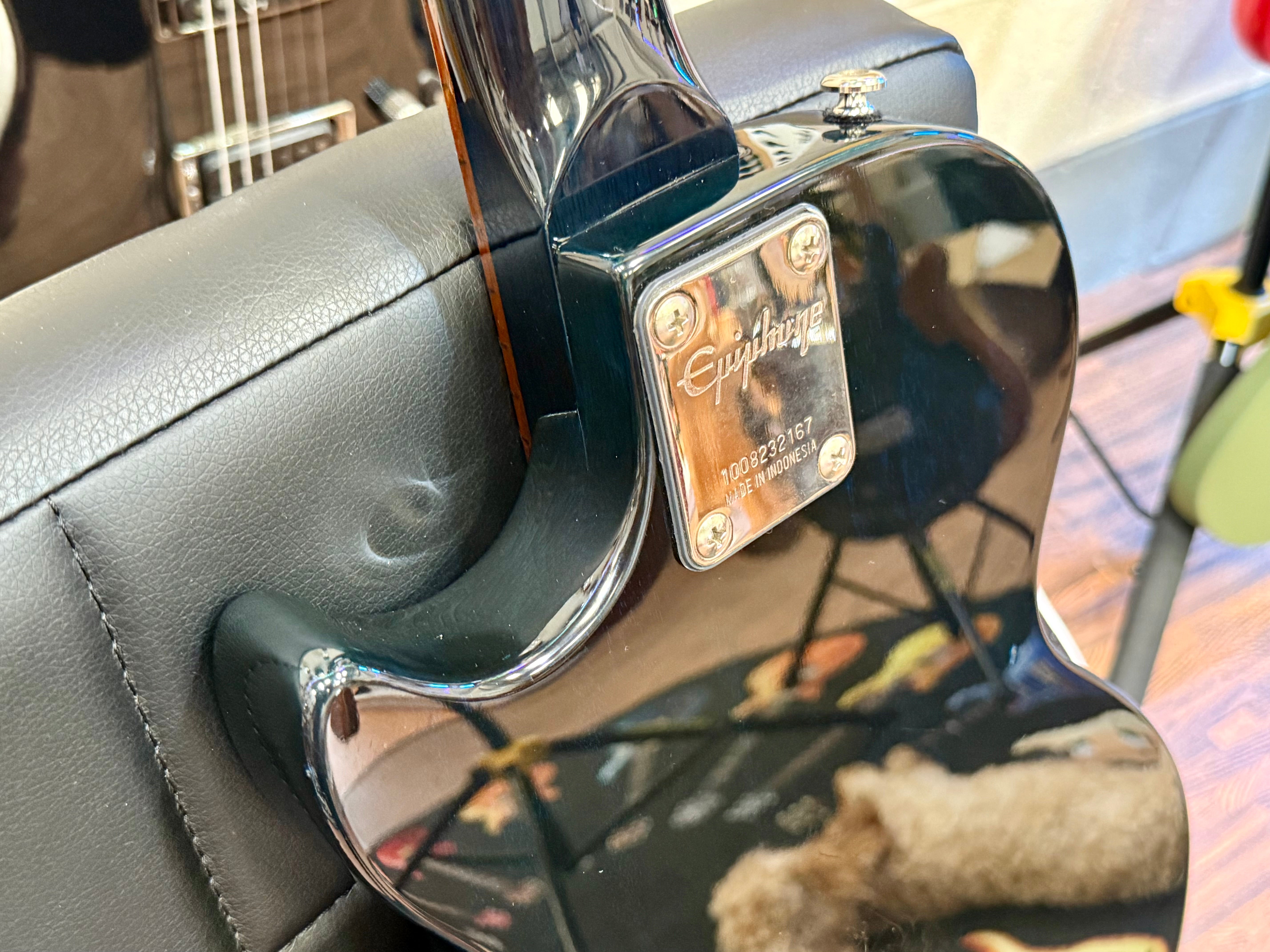 🌟RARE 2010🌟 Epiphone Les Paul Junior Ltd Edition Custom Shop~ Translucent Blue