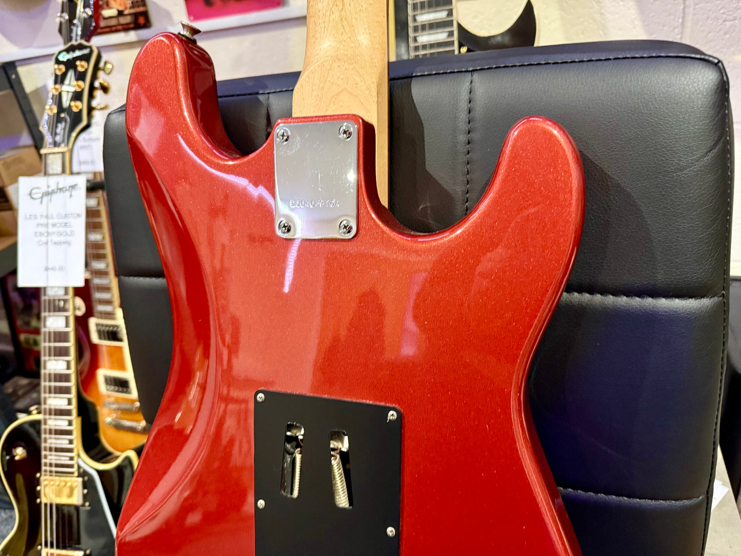 🔥RARE LEFTY🔥 Vintage 90’s Kramer Focus 111S~ Metallic Red~ Stratocaster Style!