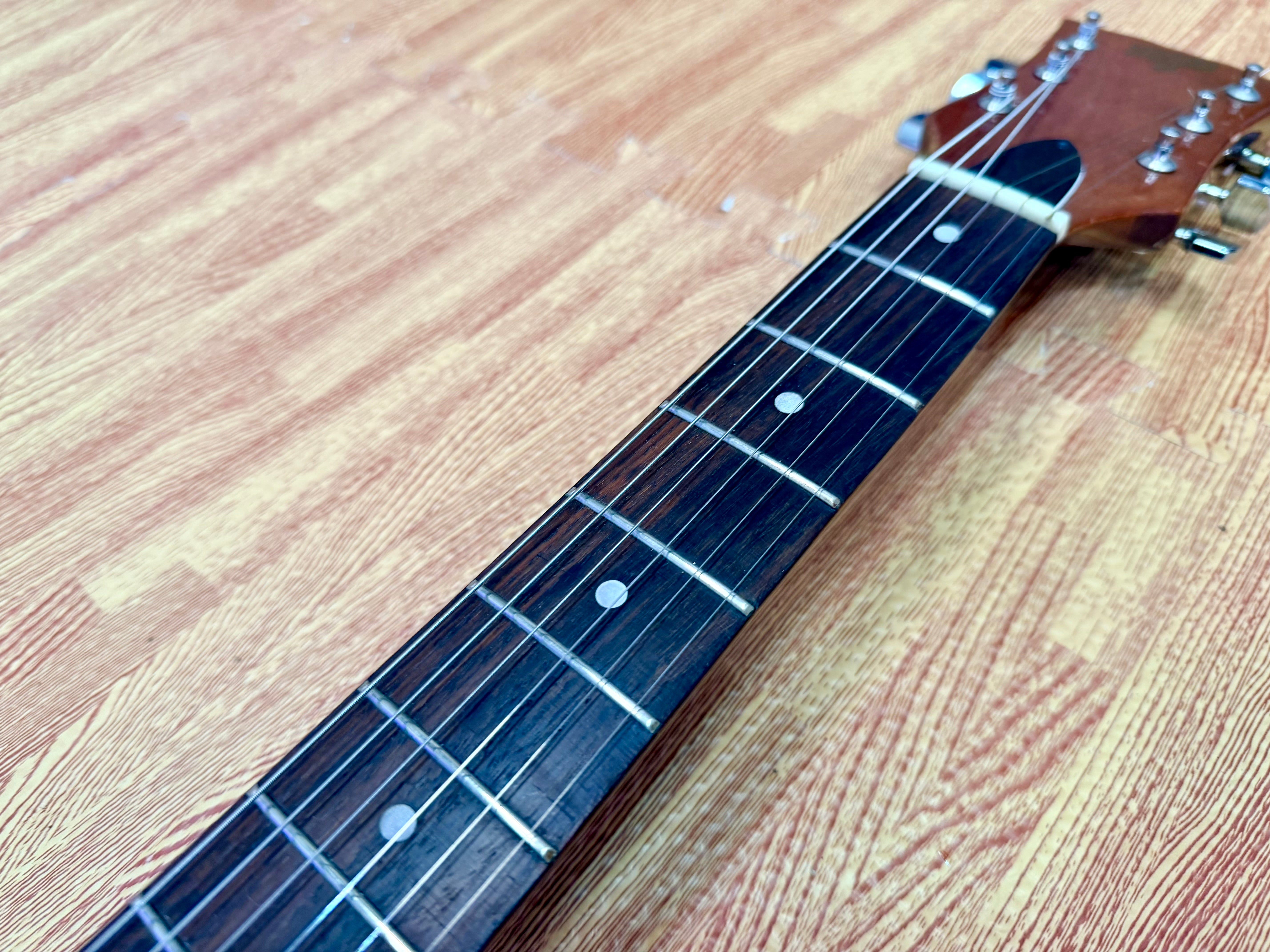 ✨RARE✨ Vintage Hondo II H732 ML De Luxe Series Humbug Natural~ Korea 1980’s!