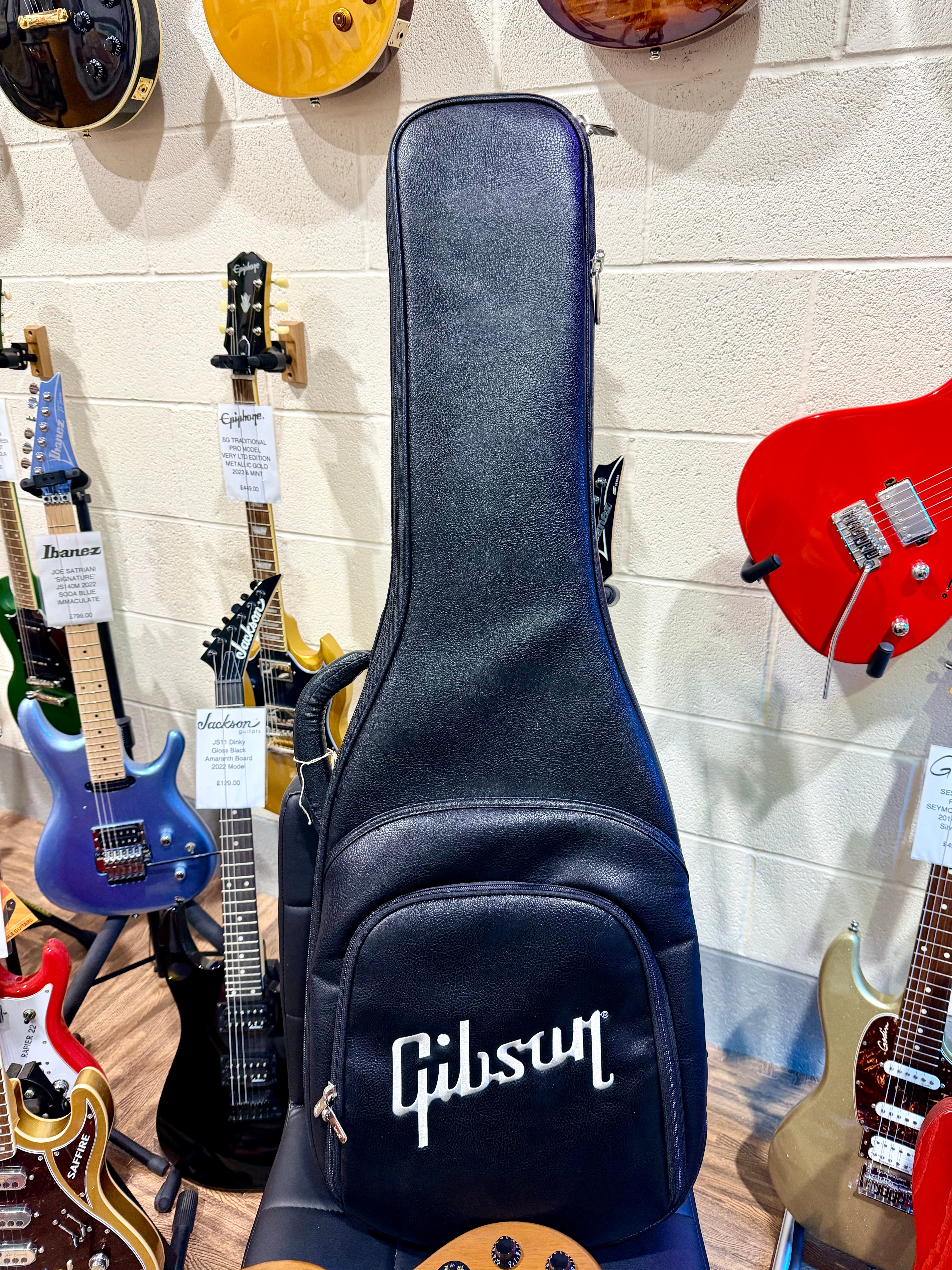 🌟2022🌟 Gibson SG Tribute~ Natural Walnut Finish~ Worn Satin~ Case + Candy!