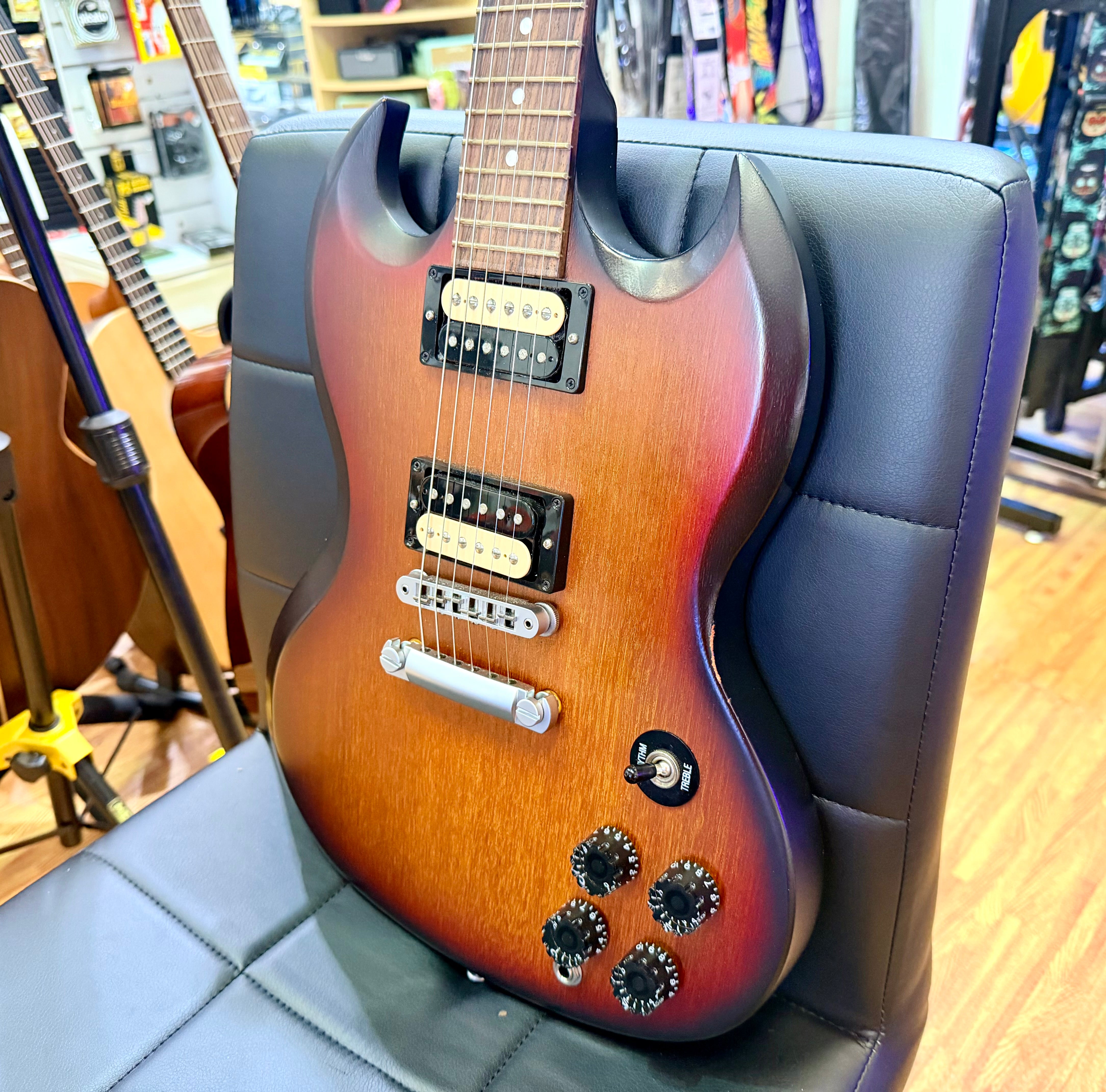 🔥2014🔥 Gibson SGM 120th Anniversary Edition ‘SGJ’ Fireburst Satin~ Min-ETune!