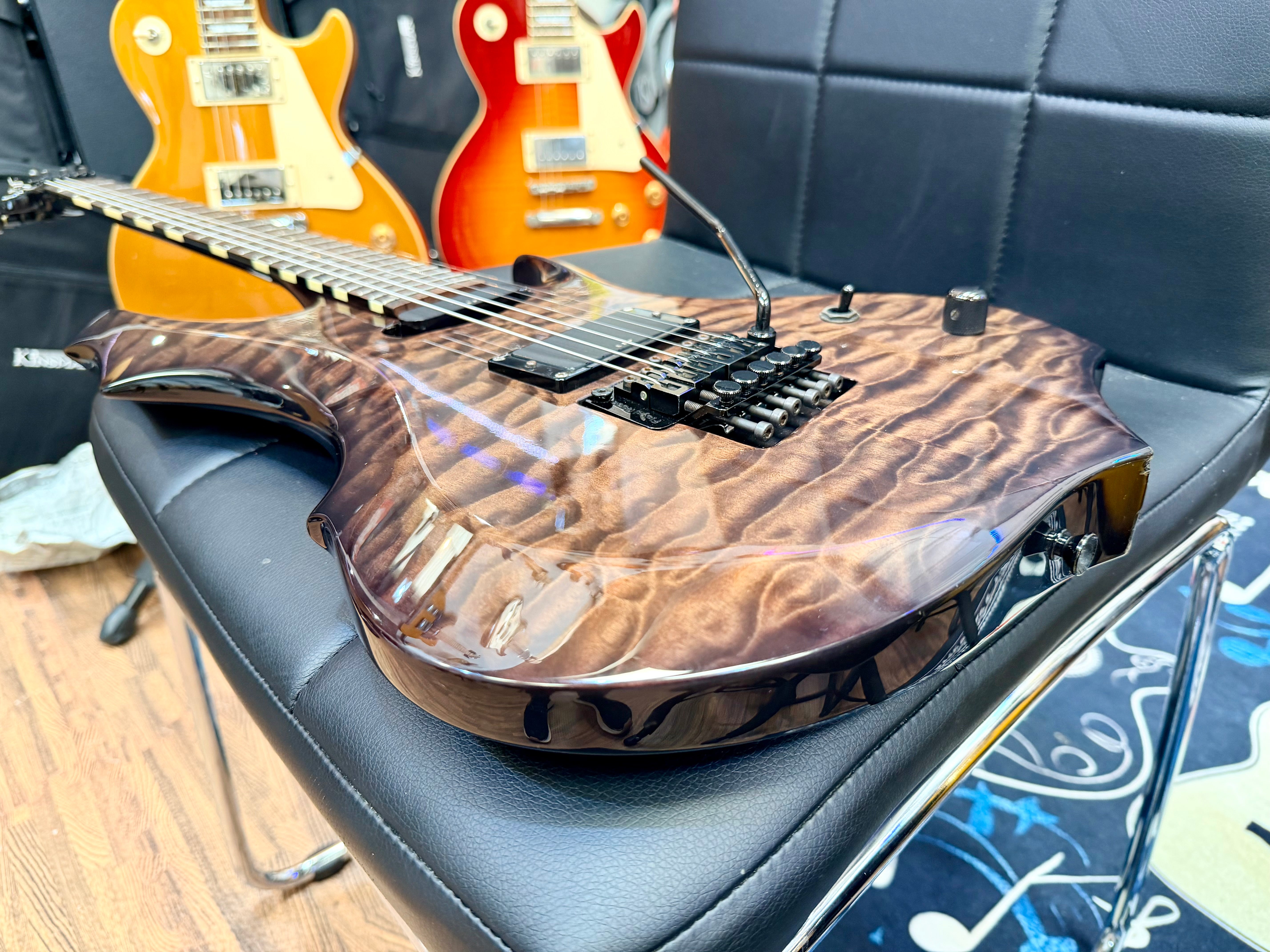 🔥00’s JAPAN🔥 ESP Edwards E-P-98A Pierrot Aiji Signature MIJ~ German Floyd Rose