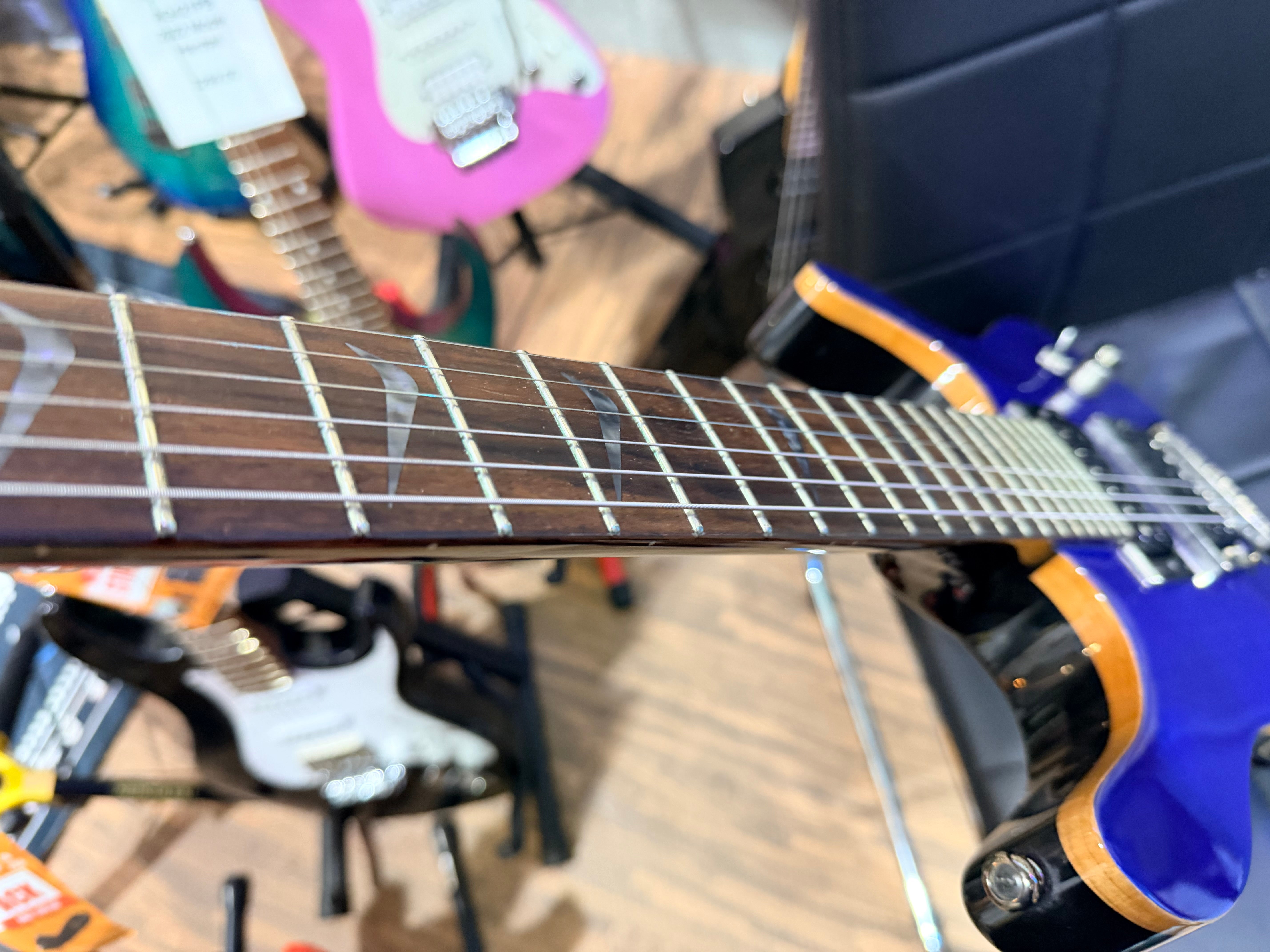 🔥KOREA 2015🔥 Cort KX Custom Electric Guitar~ Flamed Maple Trans Blue~ Rare!