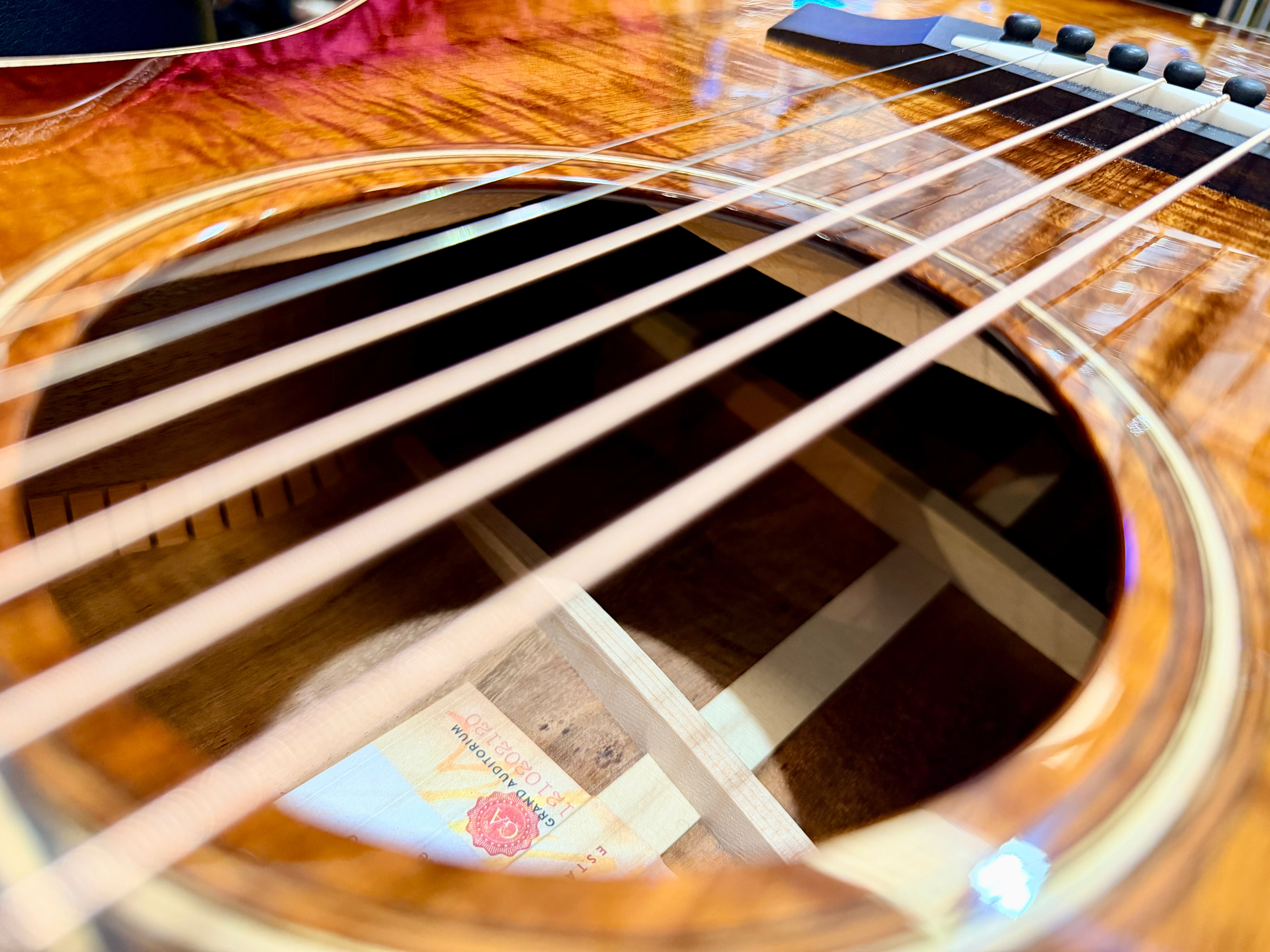 🔥HAWAIIAN KOA🔥 2022 Taylor K24ce~ V-Class~ Shaded Edgeburst~ USA + Hard Case!