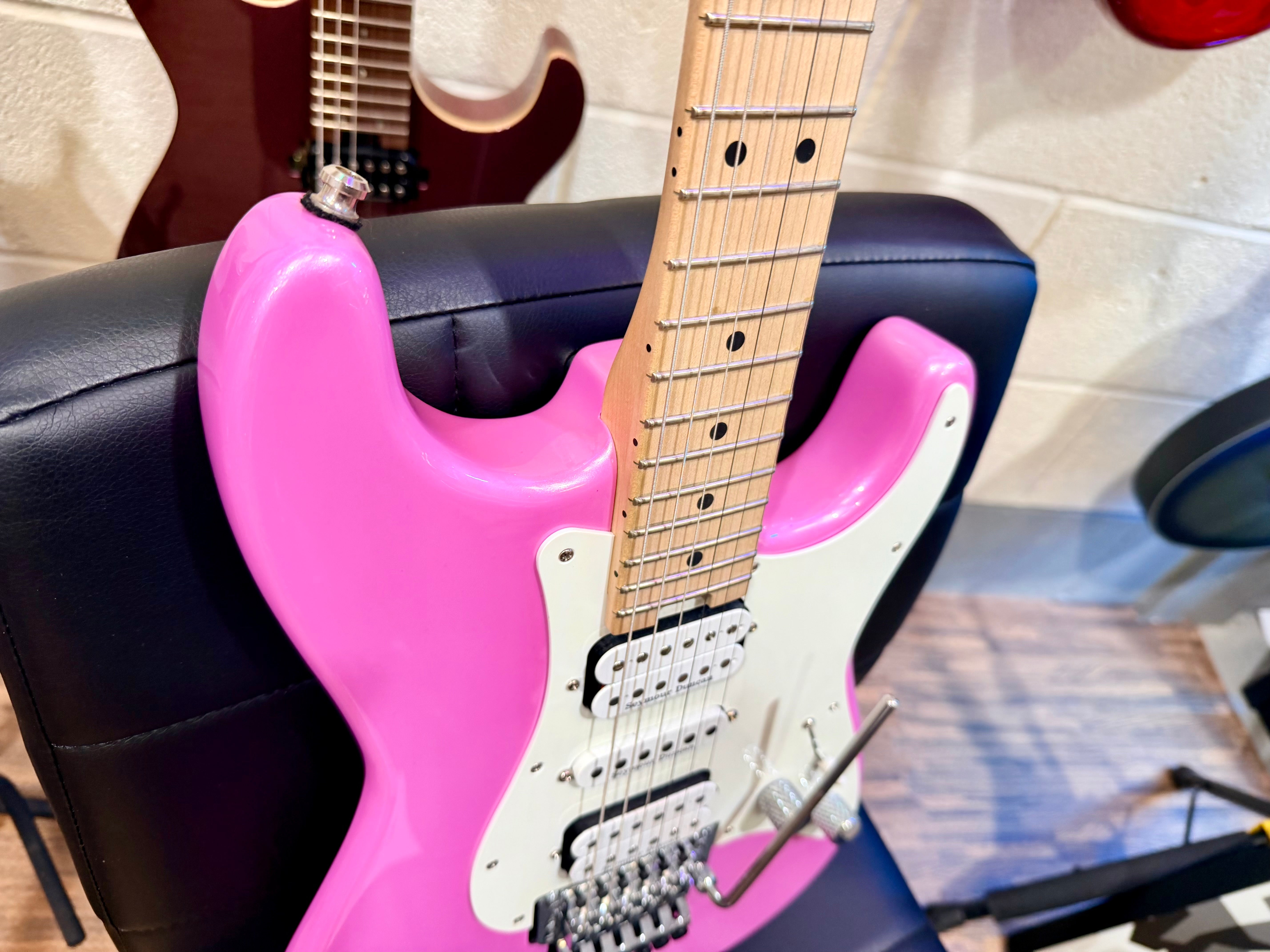 🔥2021🔥 Charvel Pro Mod So Cal Style 1 HSH FR~ Maple Platinum Pink~ MINT!