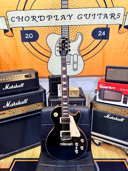 🔥2023🔥 Gibson Les Paul Standard 60s Plain Top Ebony~ Seymour Duncan/Killswitch