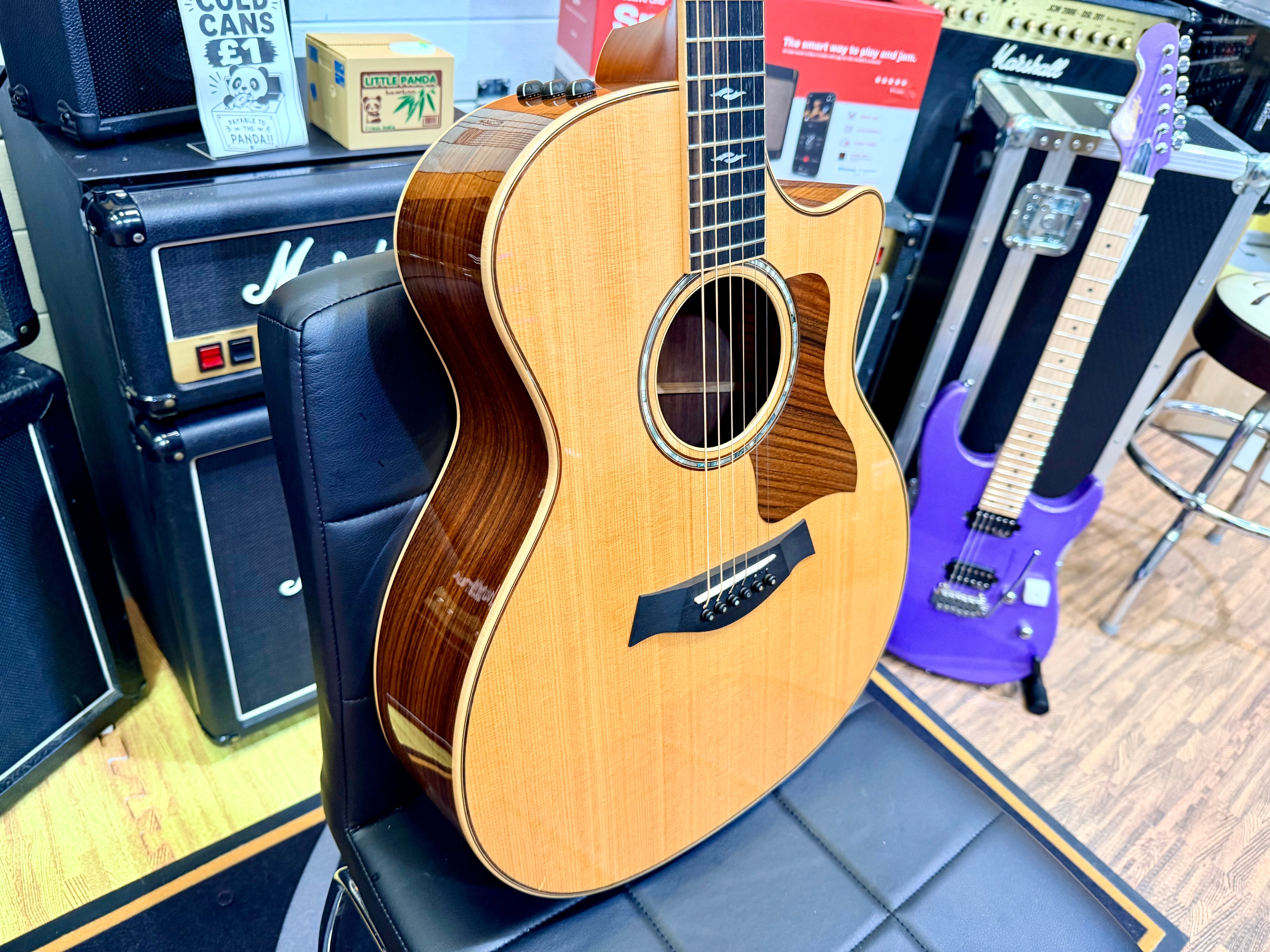 ✨2015✨ Taylor 814ce Grand Auditorium Electro Acoustic Guitar~ USA Natural + OHSC