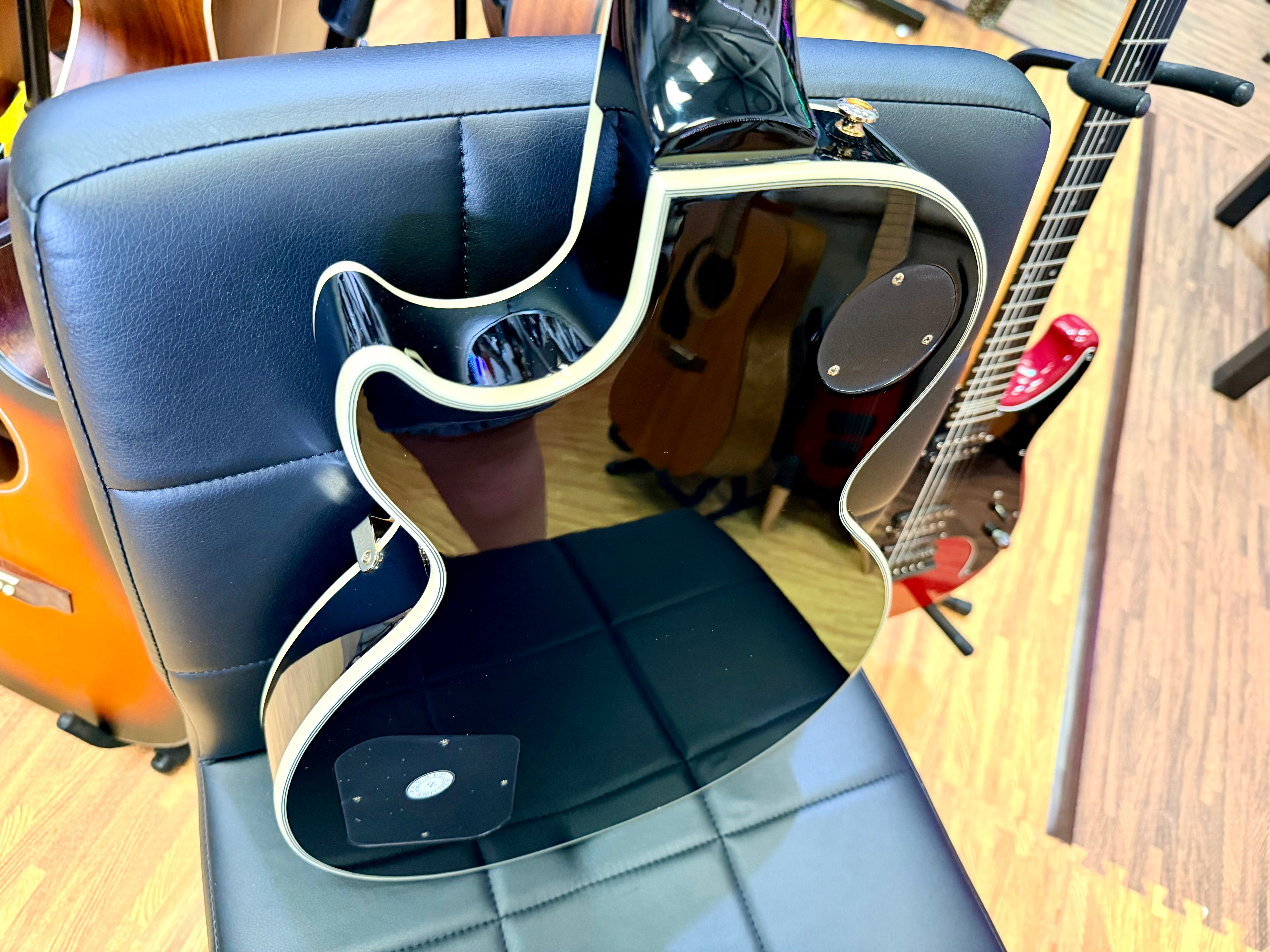 ✨2003✨ Epiphone Les Paul Custom~ Ebony~ Unsung Korea~ Black & Gold~ Cherished!