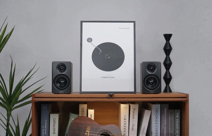 Edifier M60 Hi-Res Black Active Bookshelf BT Studio Speakers/Monitors with Stands