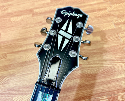 🔥2020🔥 Epiphone Les Paul Prophecy~ Aged Jet Black Metallic~ Fishman Pups~Ebony