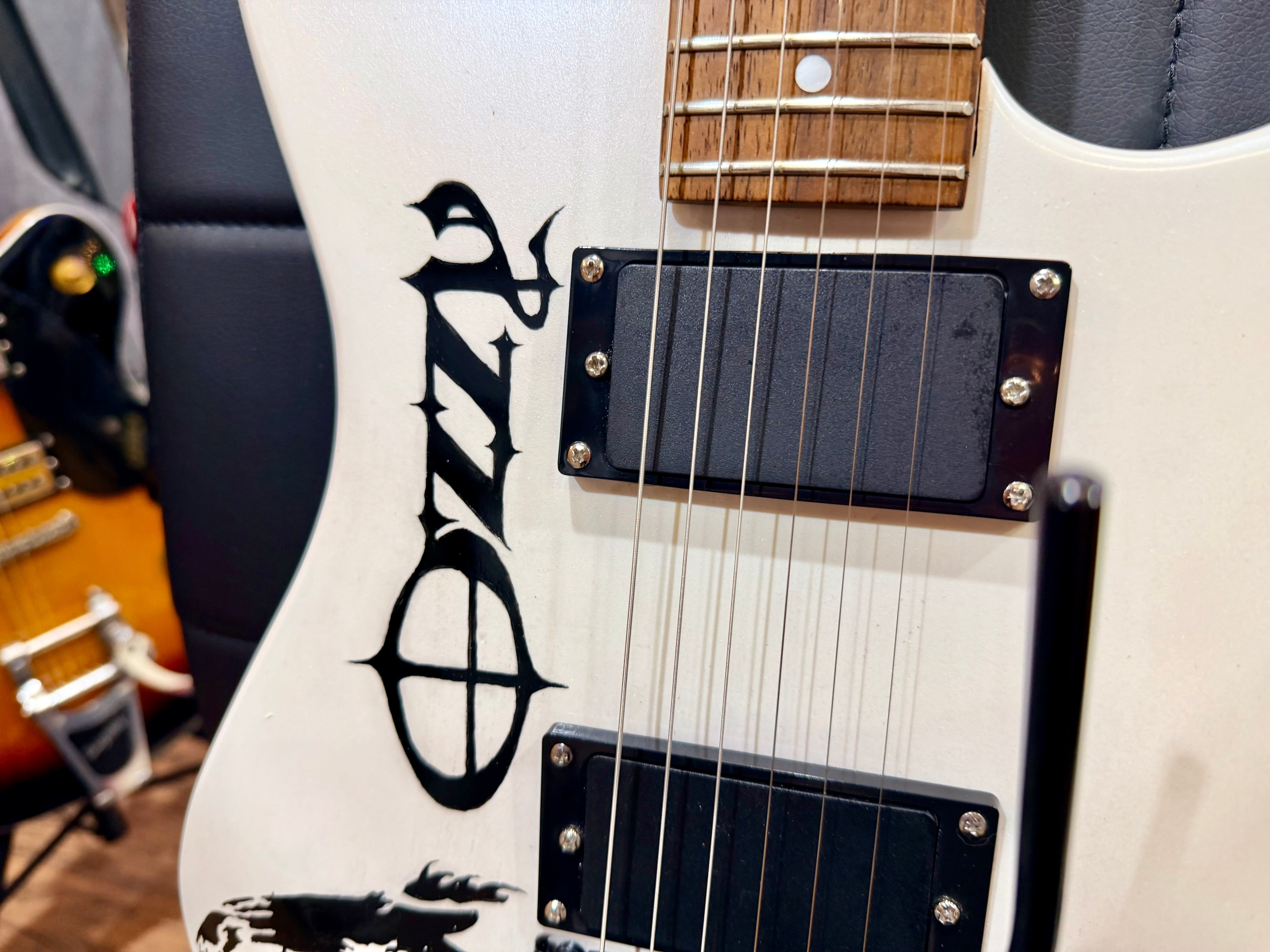 🔥 80s Aria Pro II Excel Superstrat~ Custom Ozzy Osbourne Tribute~ Floyd Rose 🔥