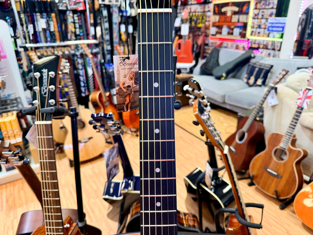 Brunswick BTK50TB Advanced Stage Electro-Acoustic Guitar~ Tobacco Burst Satin